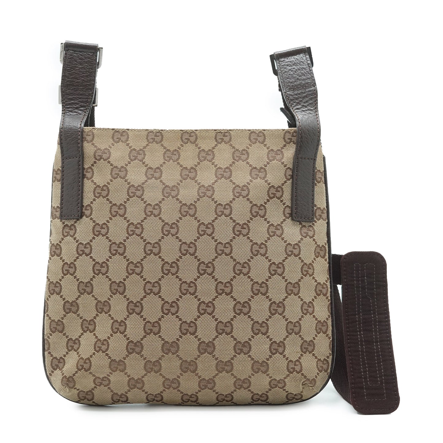 GG Canvas Front Pocket Crossbody Bag
