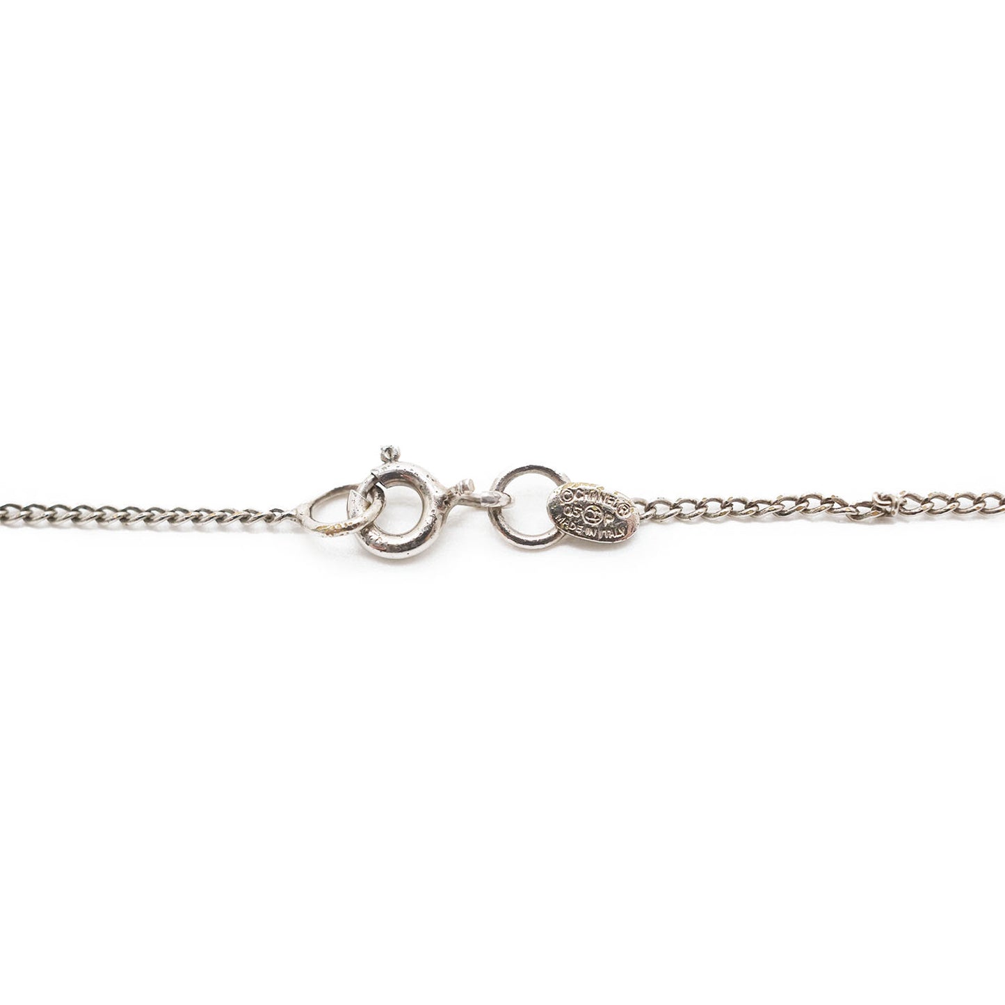 CC Logo Camellia Pendant Necklace