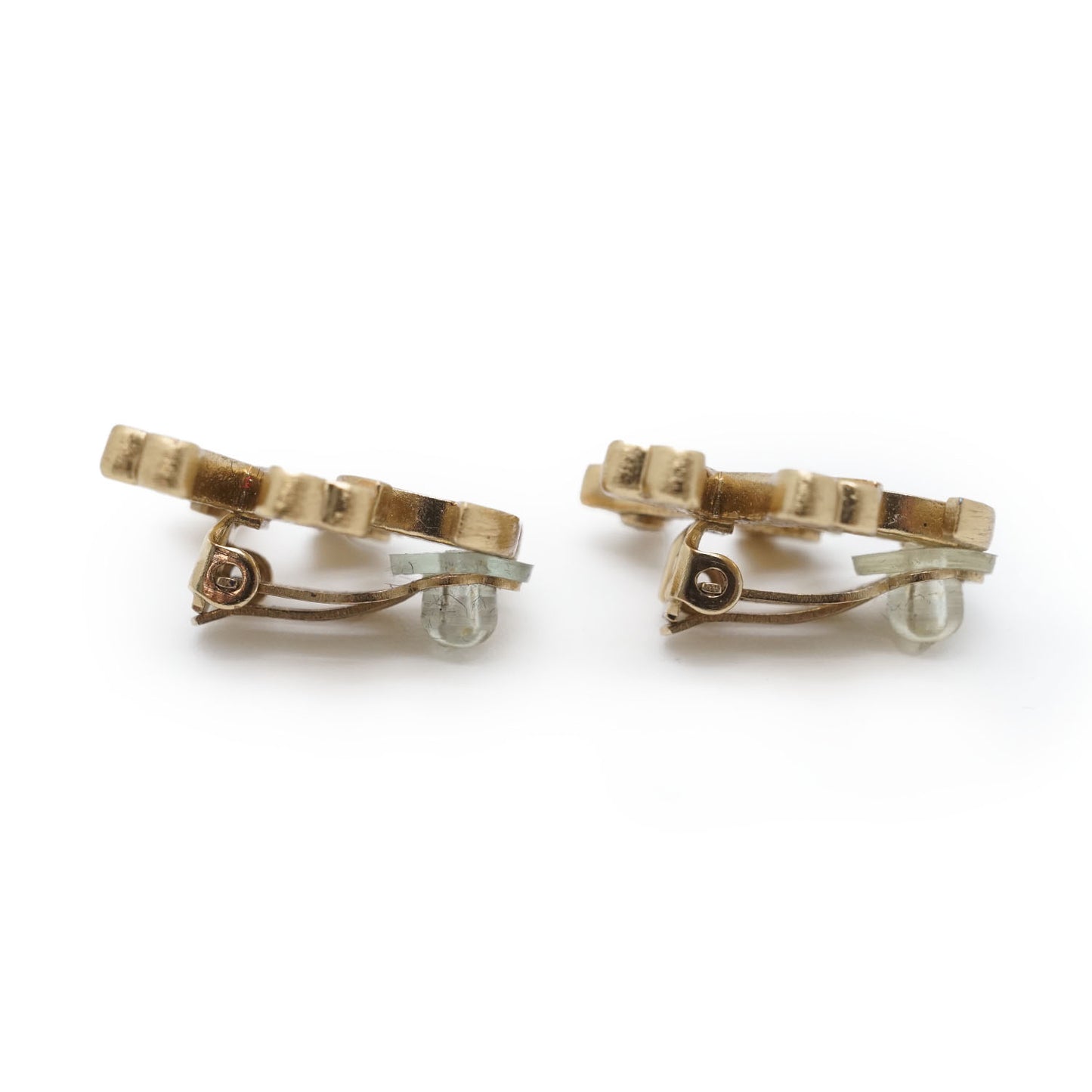 CC Logo Crossbone Clip-On Earrings