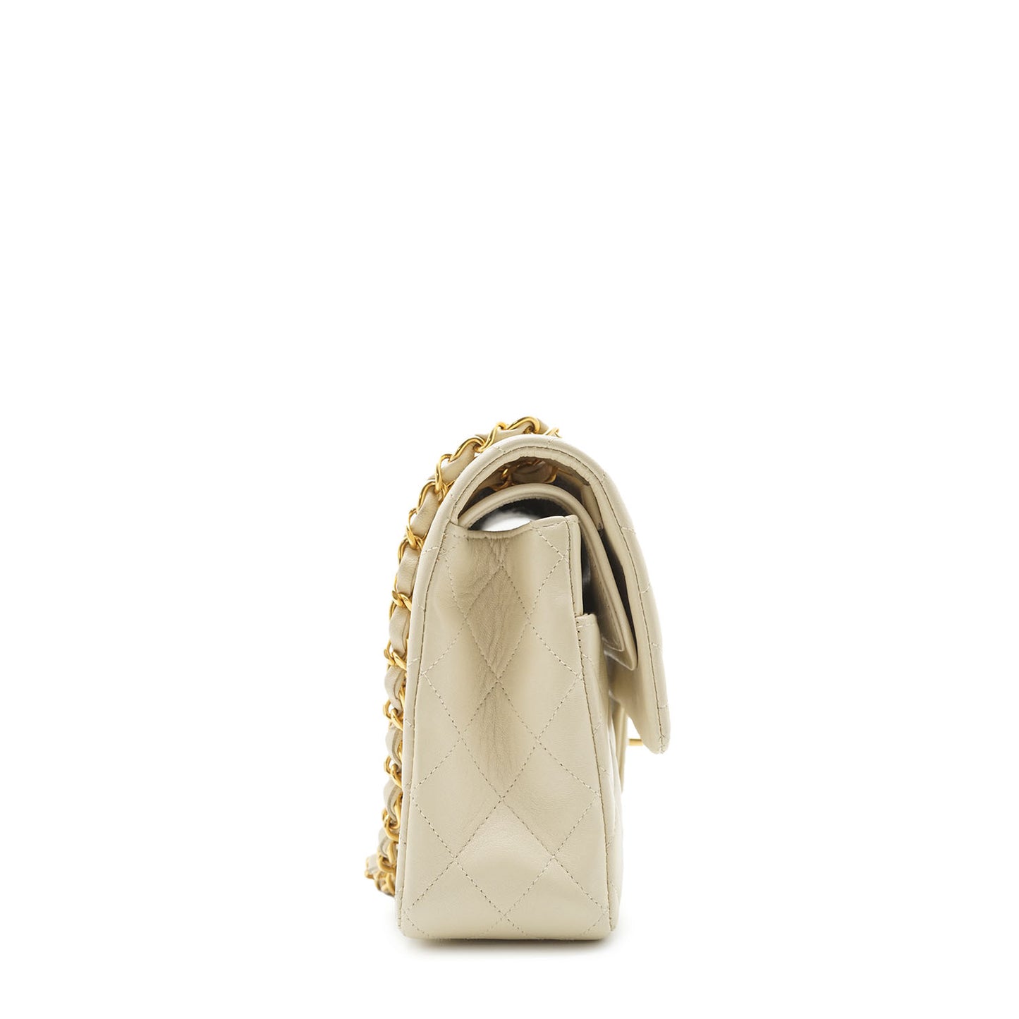 Lambskin Matelasse 25 Classic Double Flap Chain Shoulder Bag