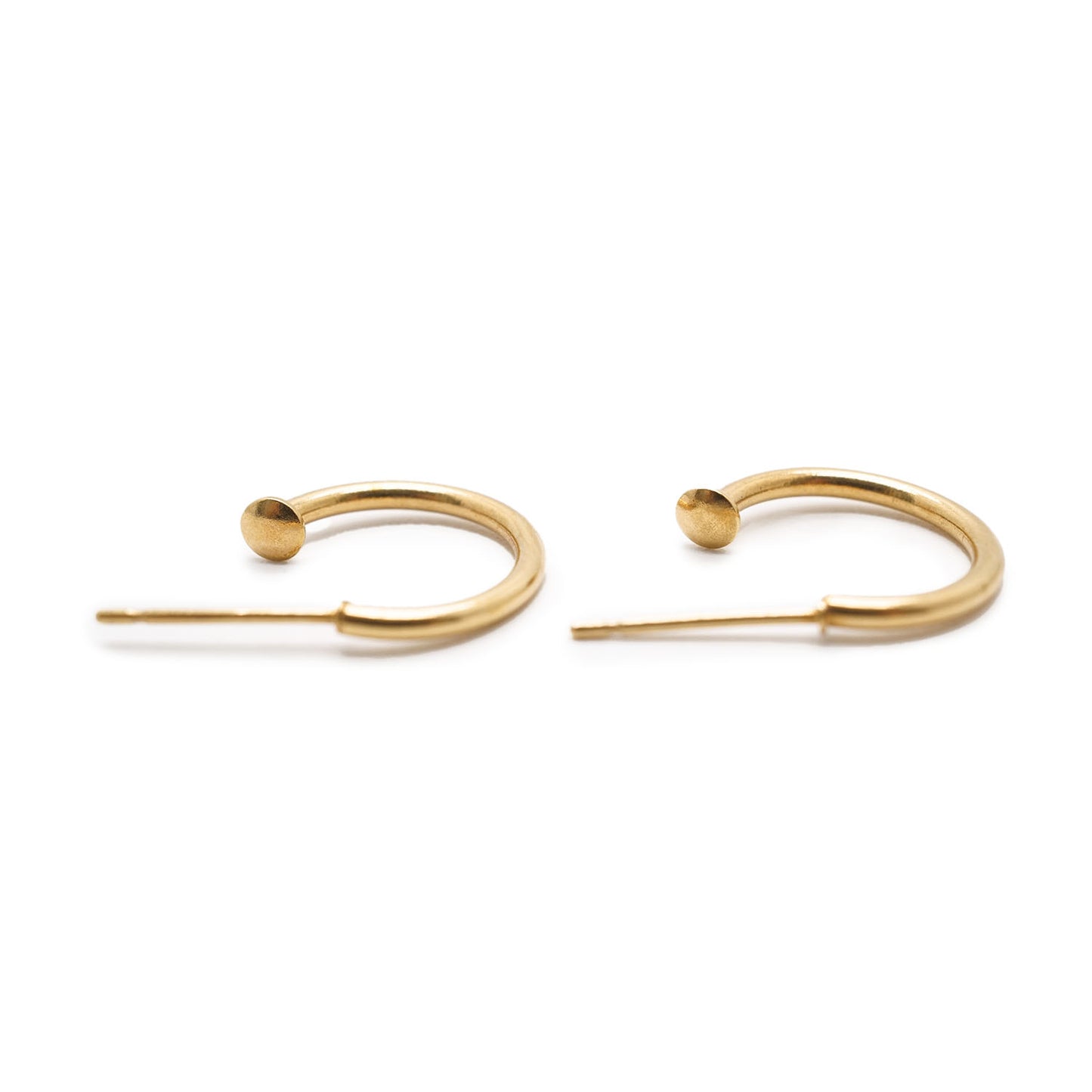 Coco Mark Pearl Hoop Earrings