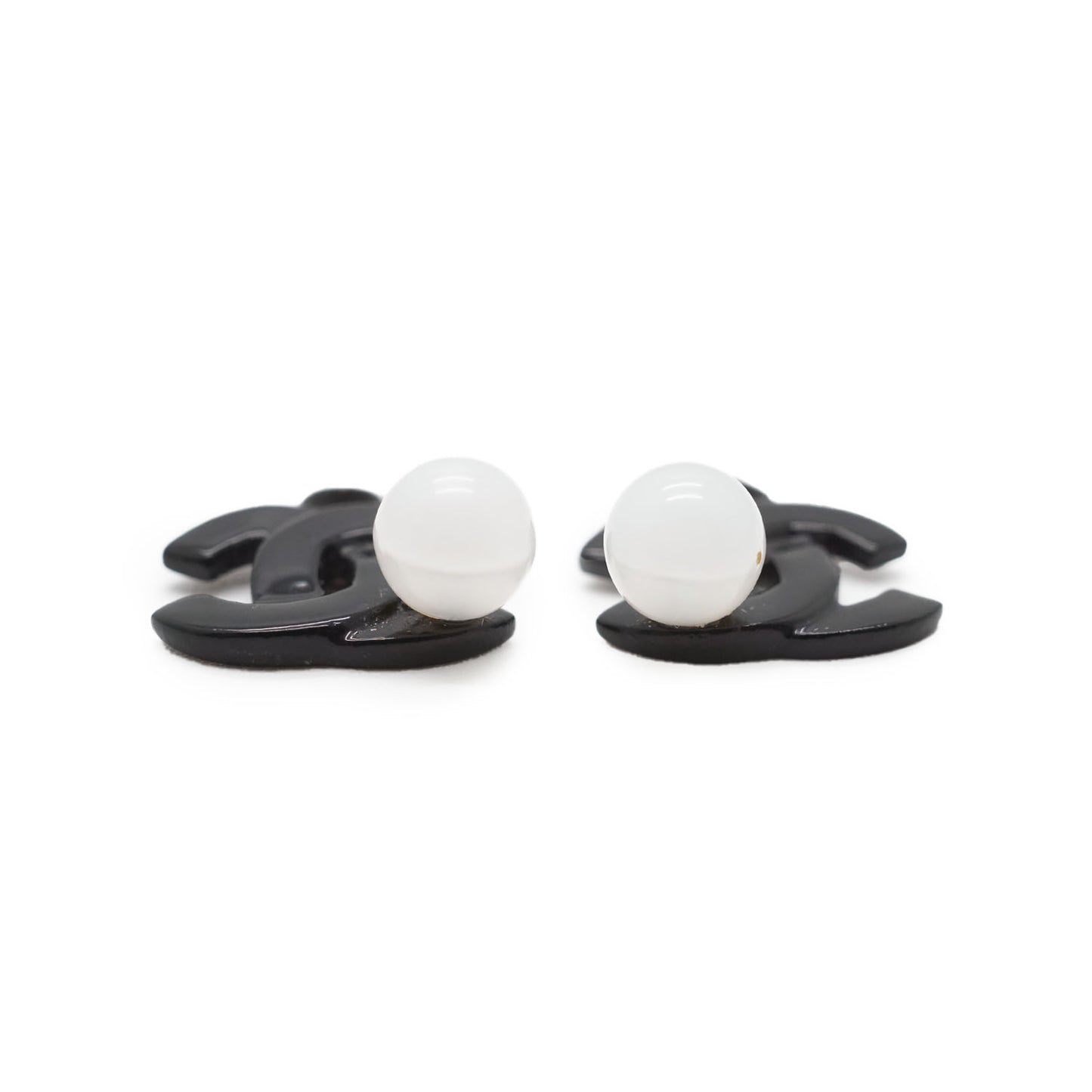 Coco Mark Pearl Hoop Earrings