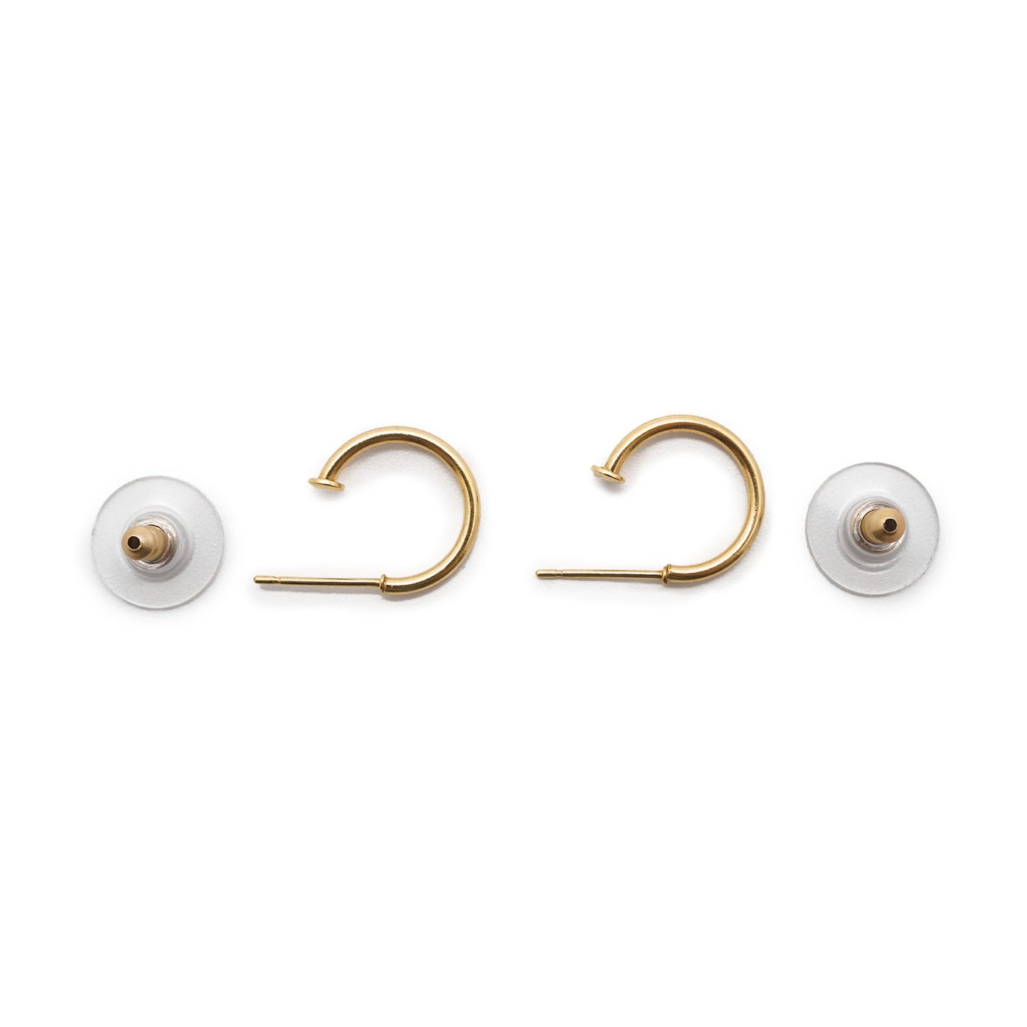 Coco Mark Pearl Hoop Earrings