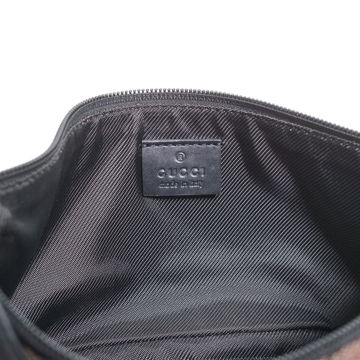 GG Canvas Boat Pochette