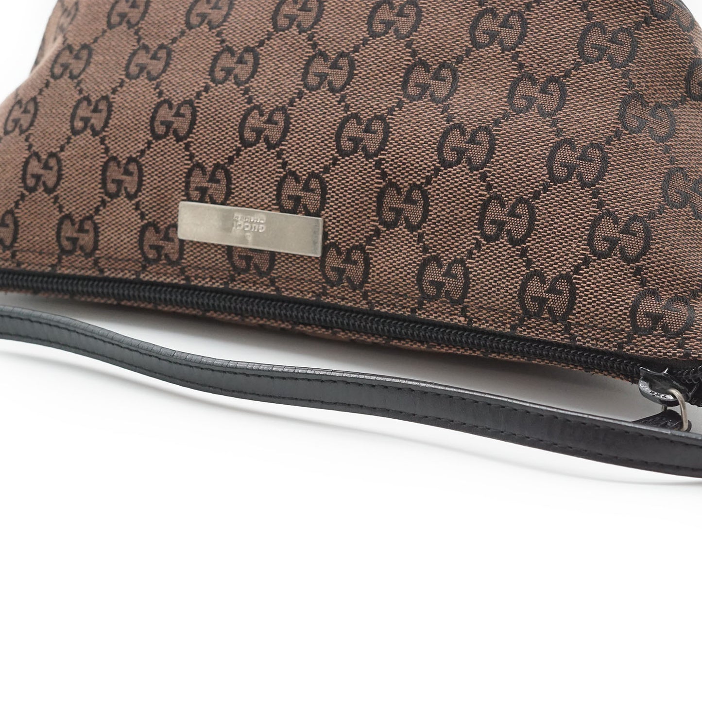 GG Canvas Boat Pochette