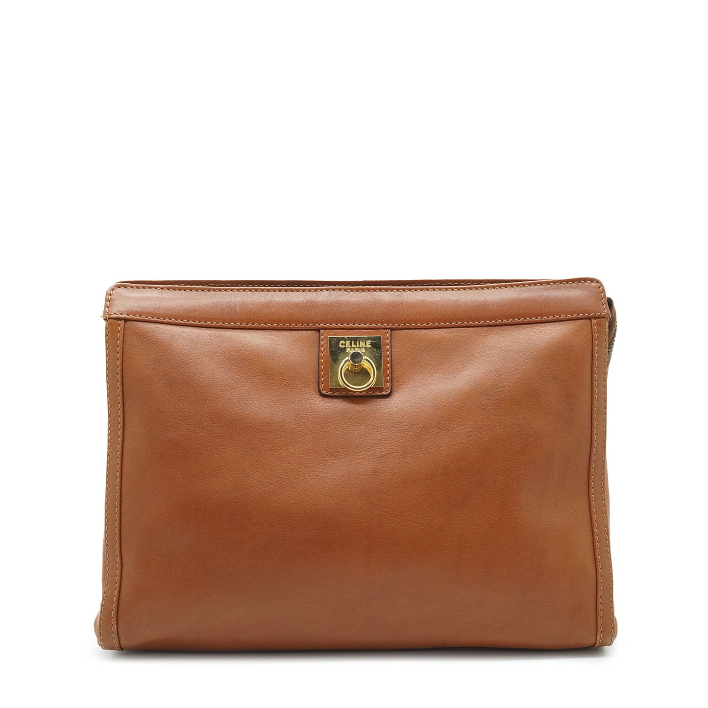 Vintage Leather Clutch