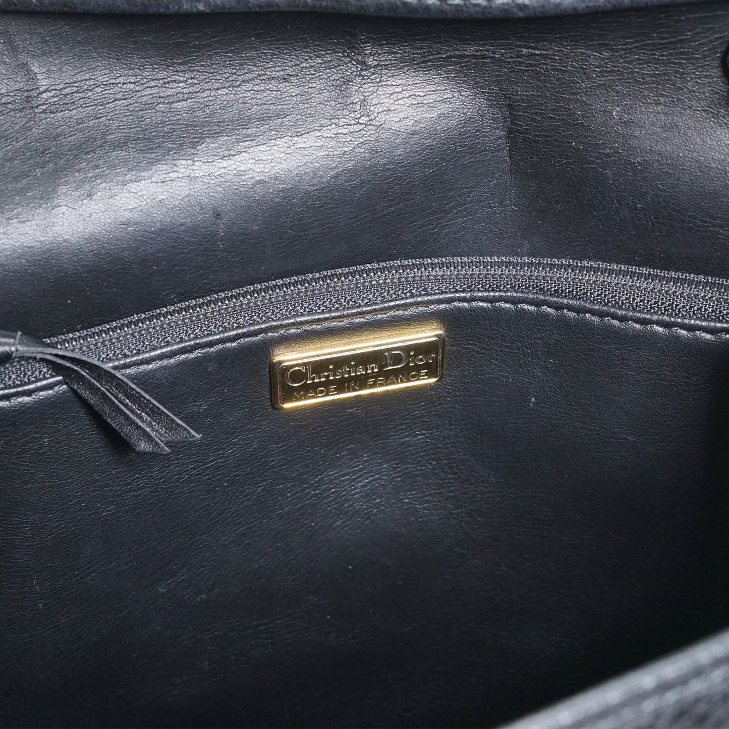 CD Logo Vintage Square Box Top Handle Bag