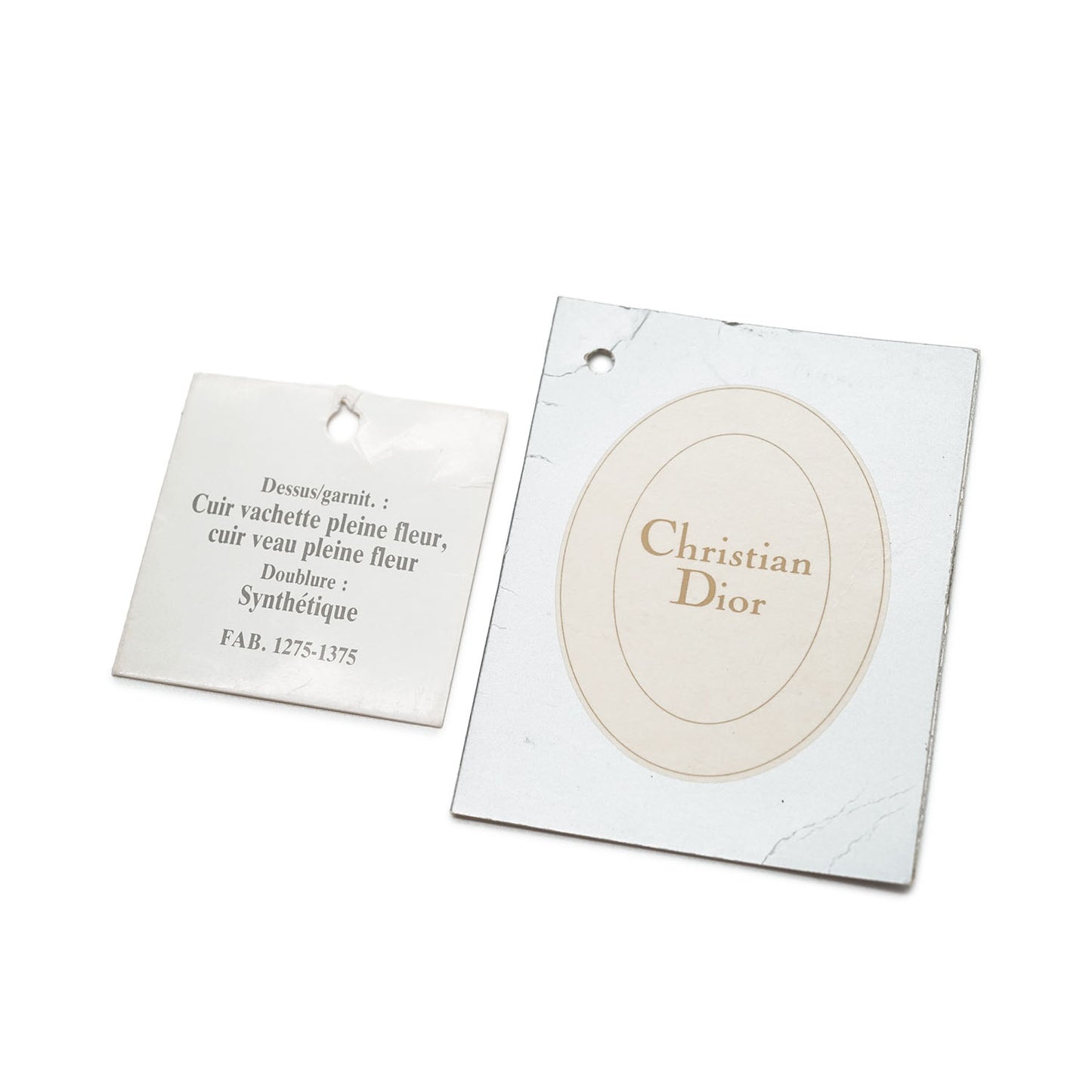 CD Logo Vintage Square Box Top Handle Bag
