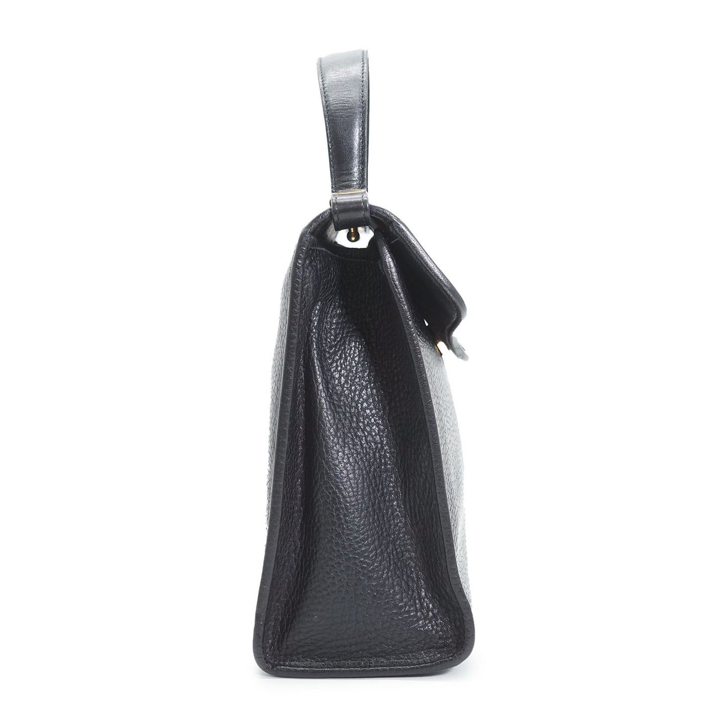 CD Logo Vintage Square Box Top Handle Bag