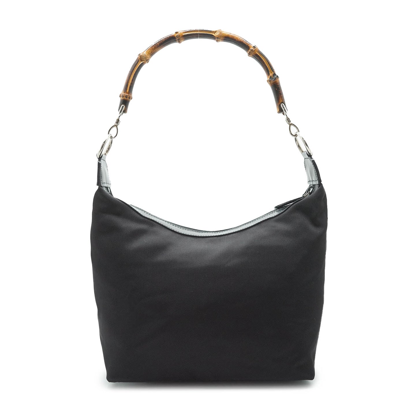 Bamboo Nylon Hobo Bag