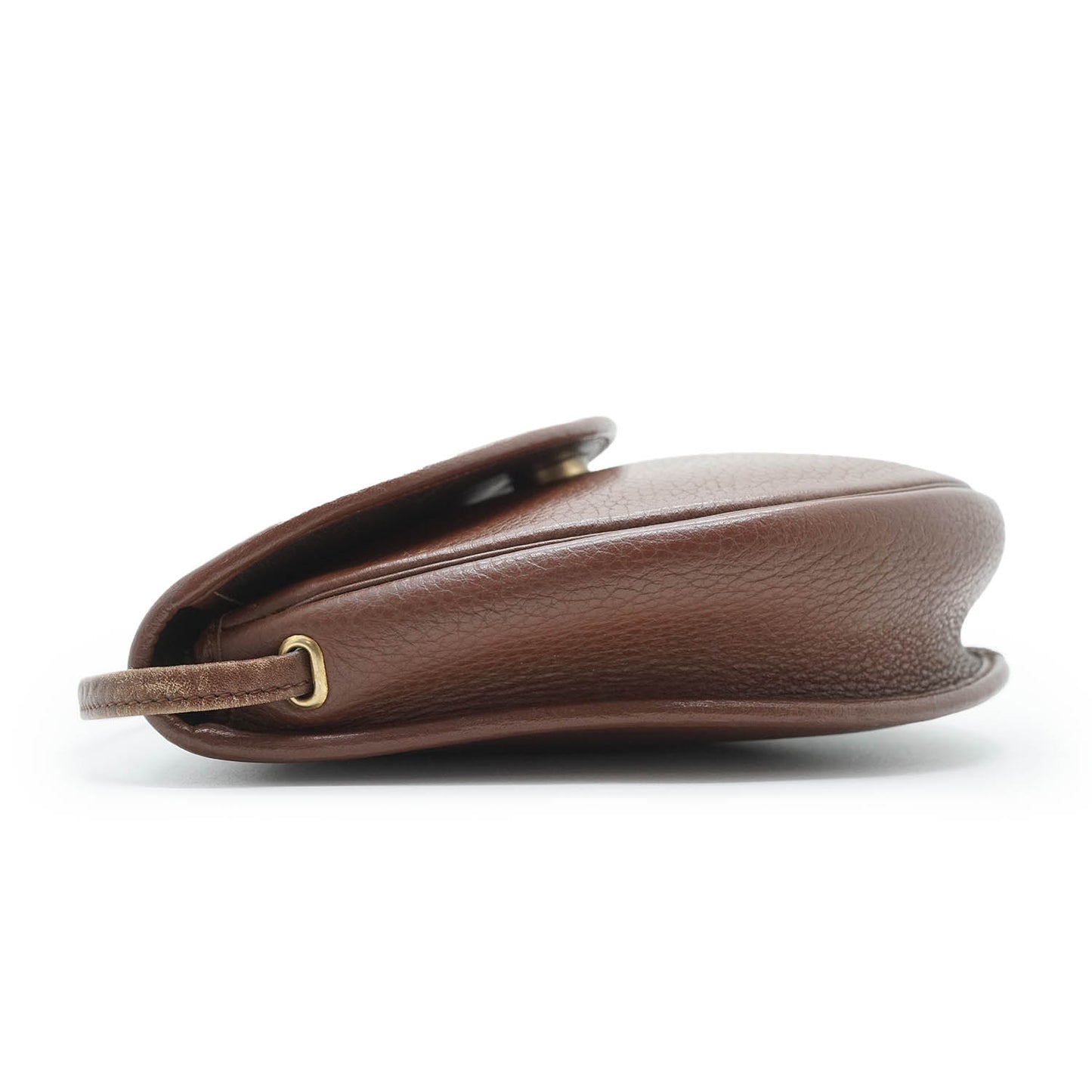 Vintage Rounded Flap Crossbody Bag