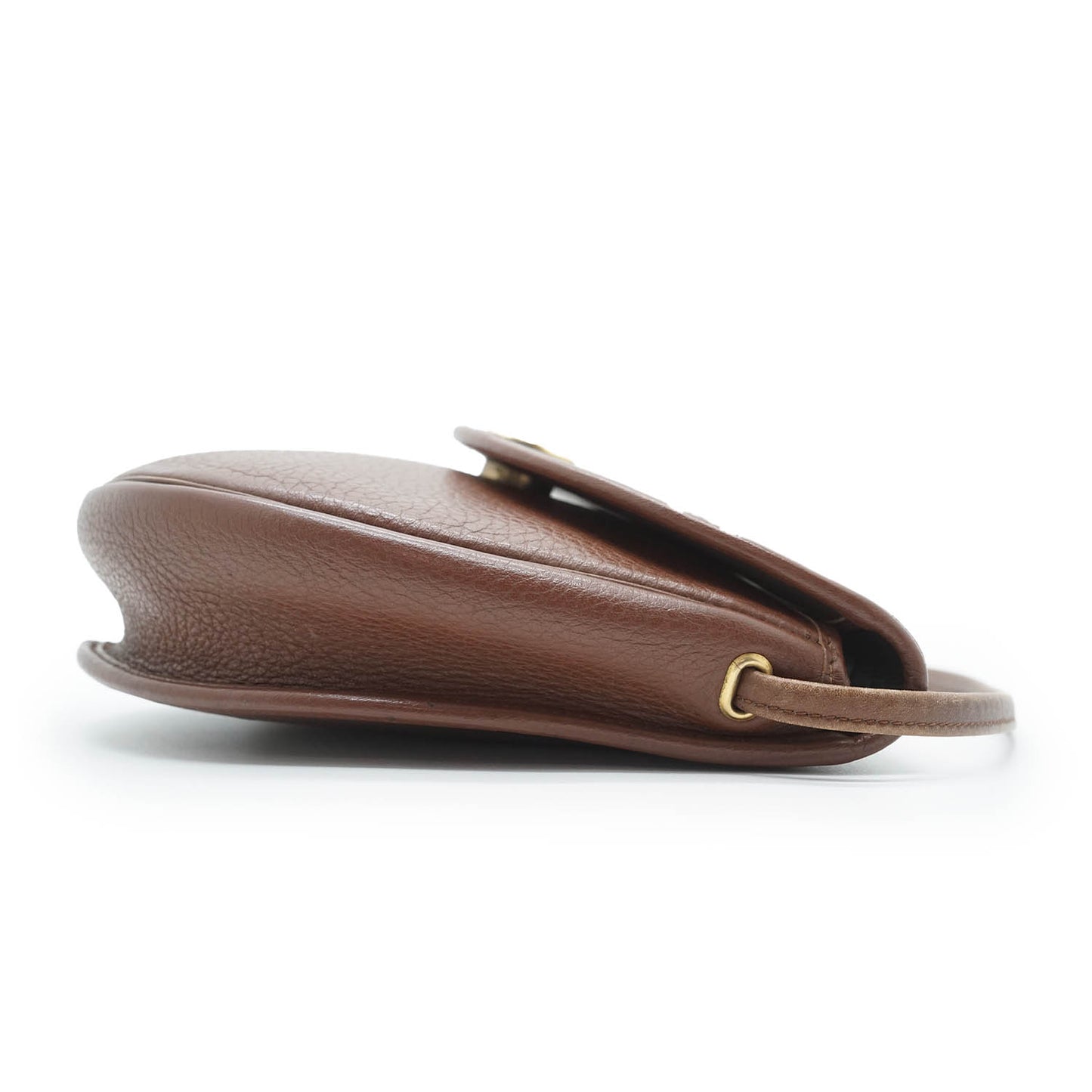 Vintage Rounded Flap Crossbody Bag