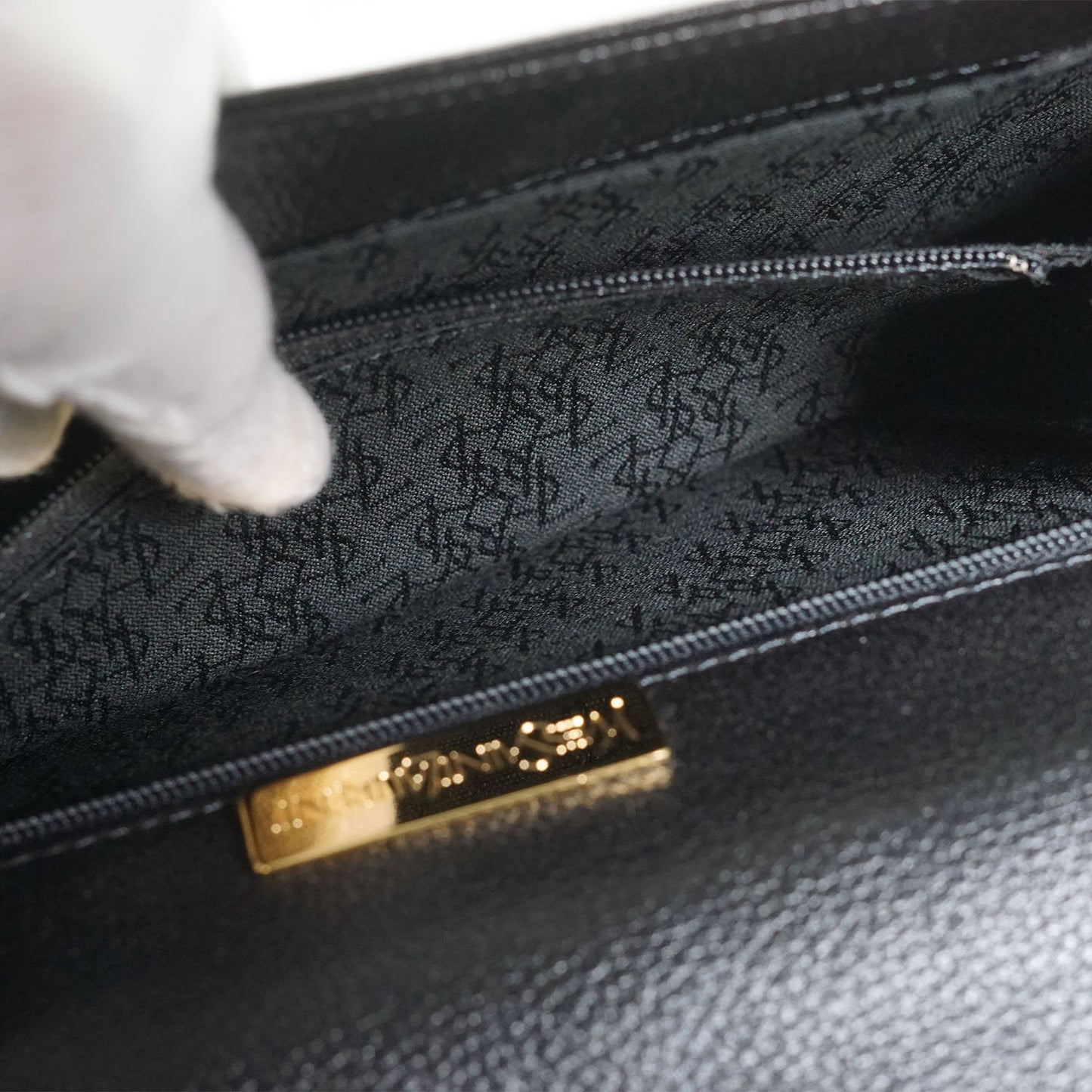 YSL Vintage Cut-out Envelope Clutch
