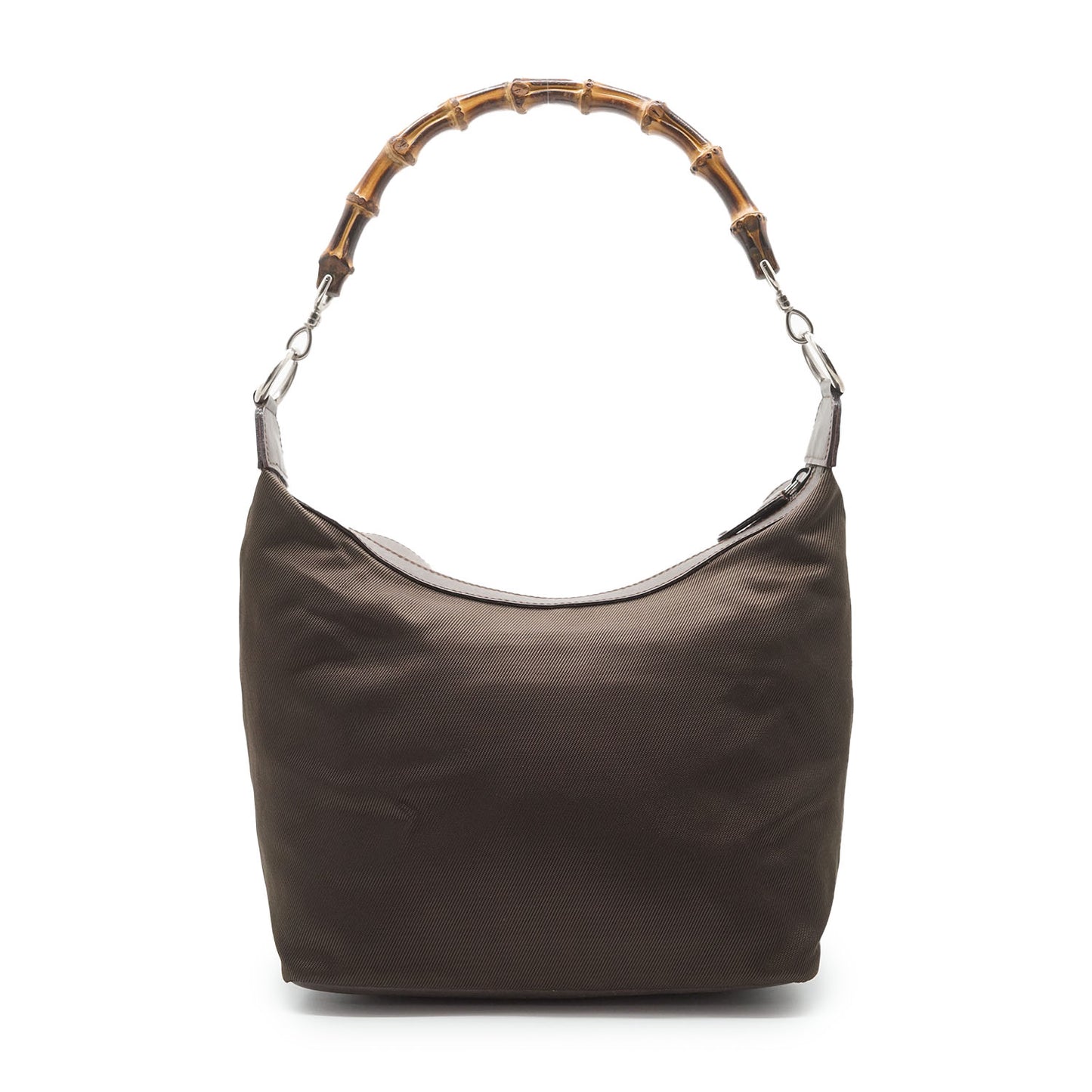 Bamboo Nylon Hobo Bag