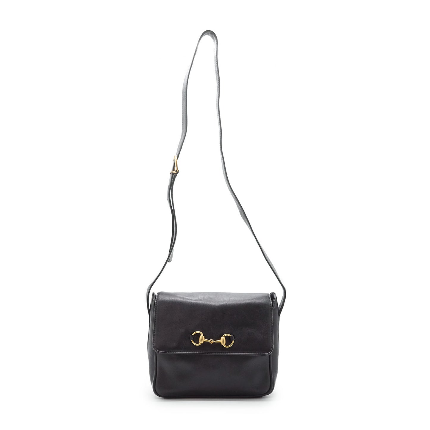 Vintage Horsebit Square Crossbody Bag