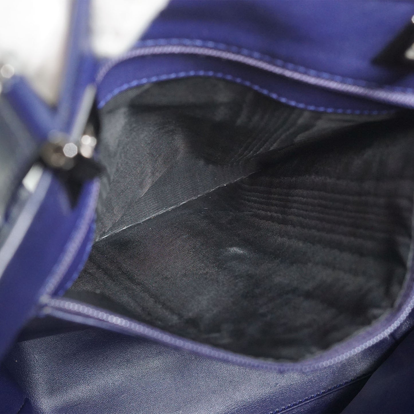 Mini Satin Trapeze Tote