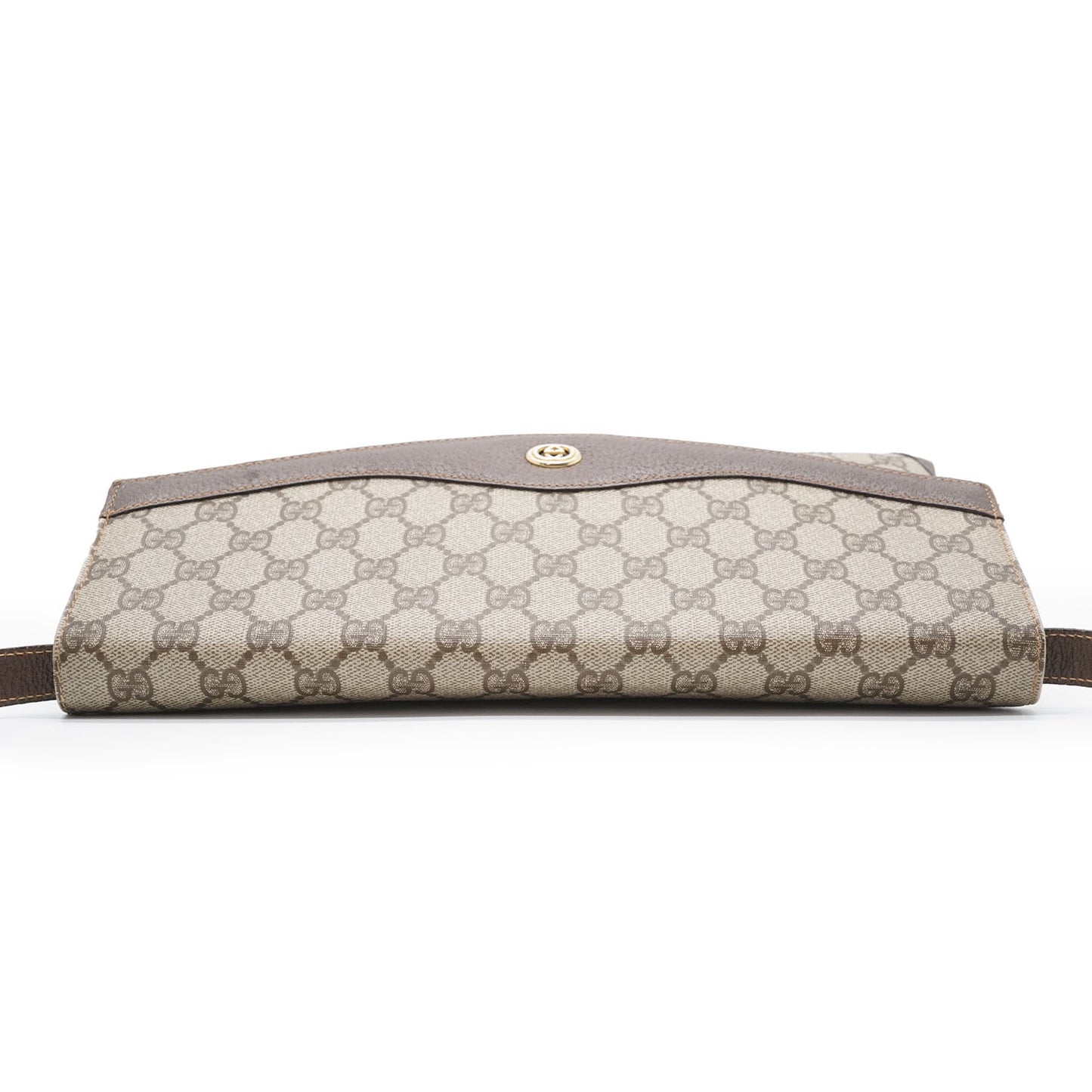 Vintage GG Supreme Coated Canvas Ophidia Flap Shoulder Bag