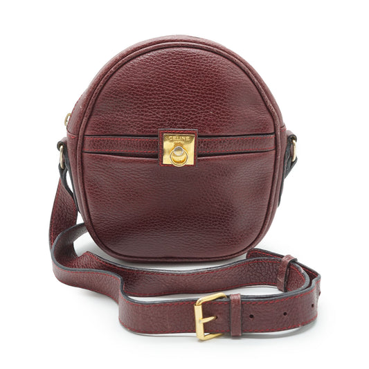 Vintage Gancini Rounded Crossbody Bag