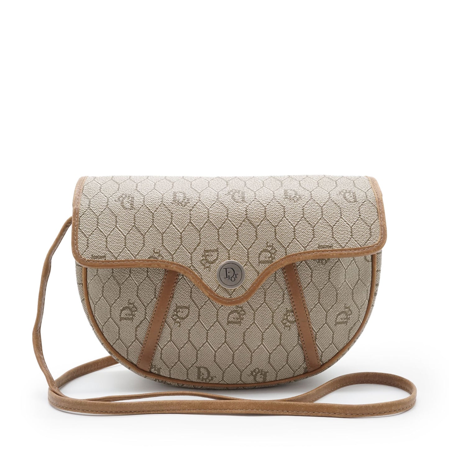 Honeycomb Flap Crossbody Bag