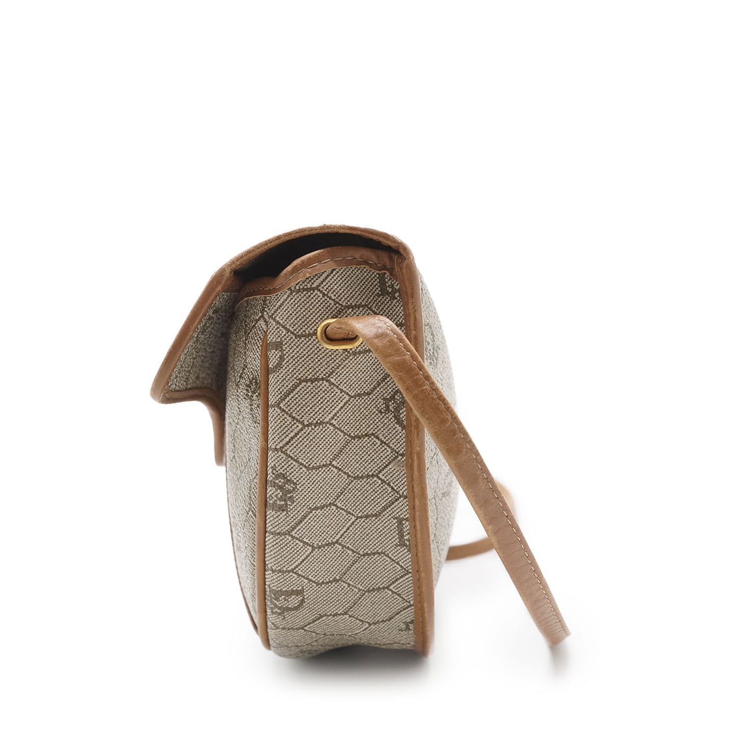 Honeycomb Flap Crossbody Bag