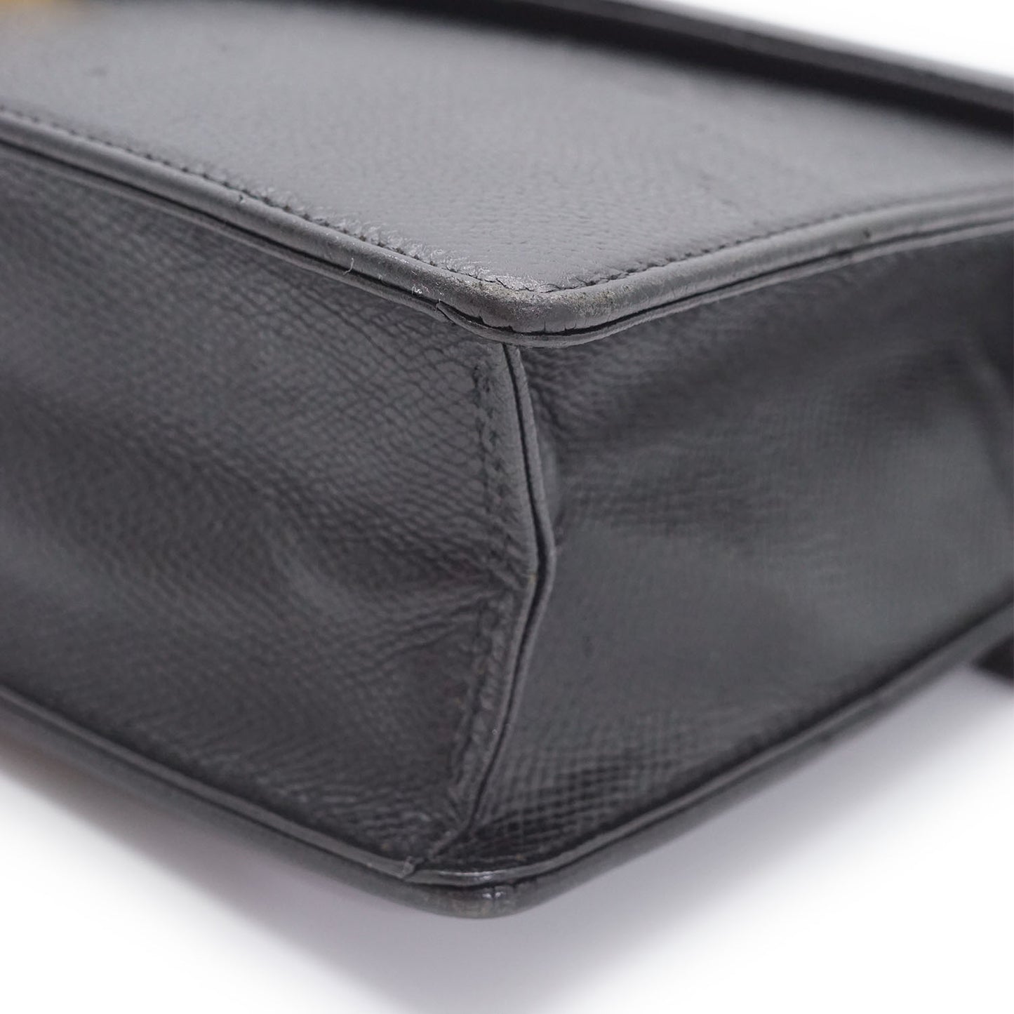 Lock Square Clutch Bag