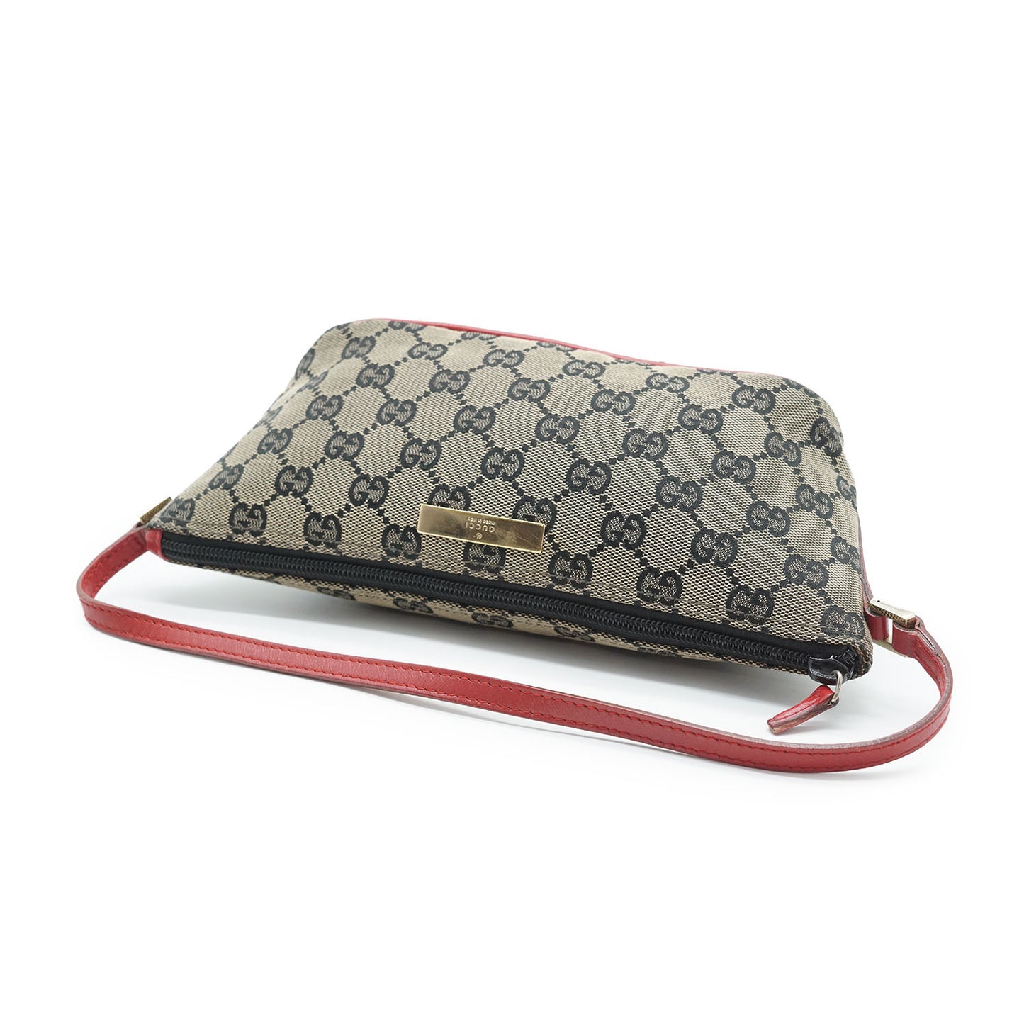 GG Canvas Boat Pochette
