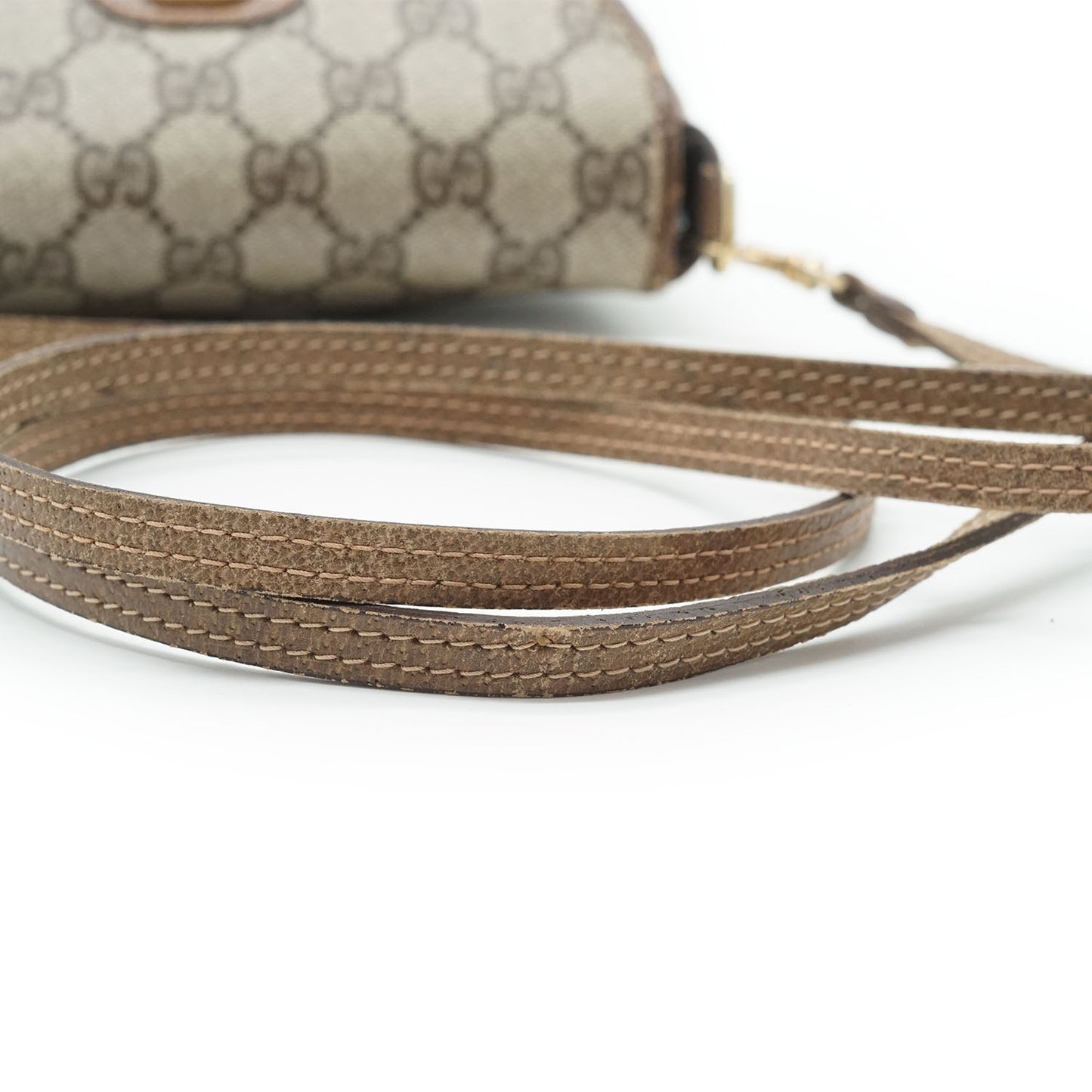 GG Supreme Coated Canvas Mini Rounded Crossbody Bag
