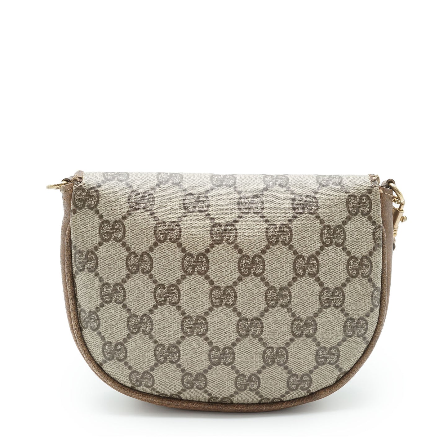 GG Supreme Coated Canvas Mini Rounded Crossbody Bag