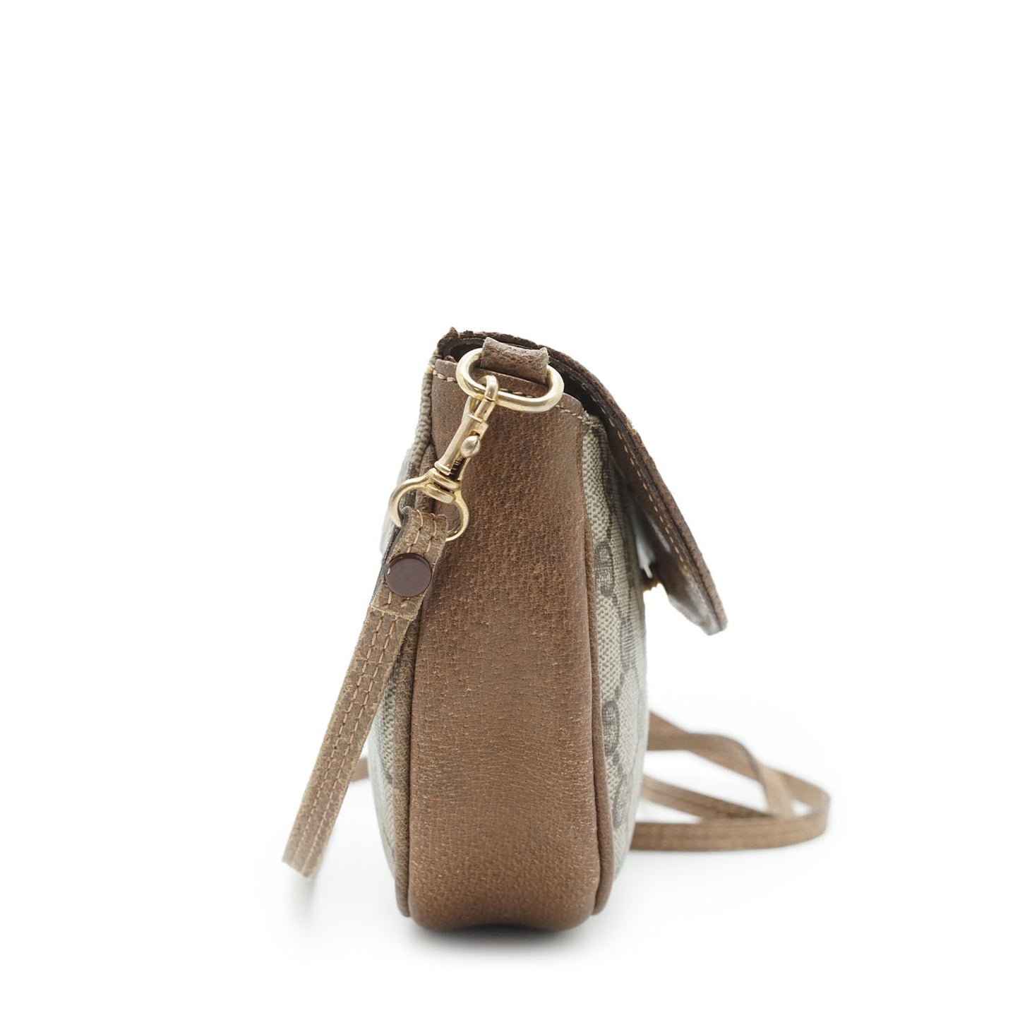 GG Supreme Coated Canvas Mini Rounded Crossbody Bag