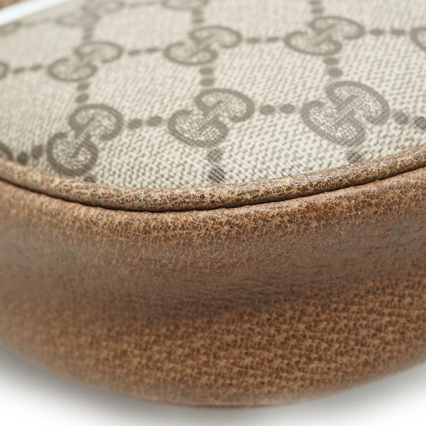 GG Supreme Coated Canvas Mini Rounded Crossbody Bag