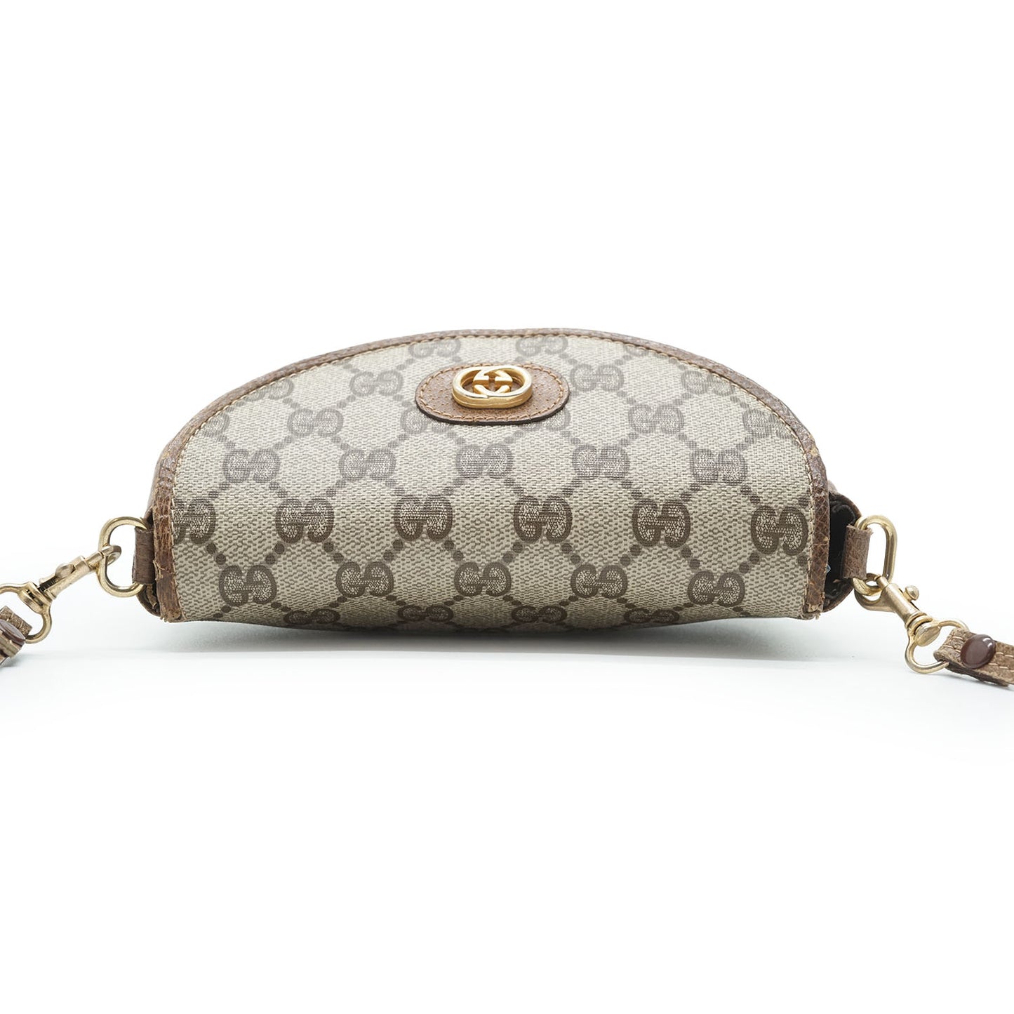 GG Supreme Coated Canvas Mini Rounded Crossbody Bag