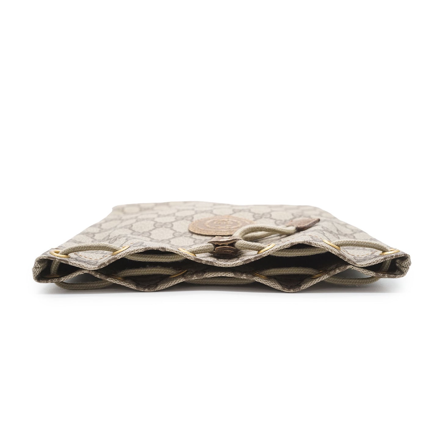 GG Supreme Coated Canvas Drawstring Vertical Pouch