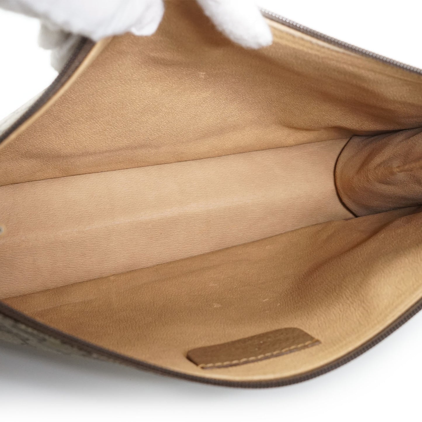 Vintage GG Supreme Coated Canvas Ophidia Clutch
