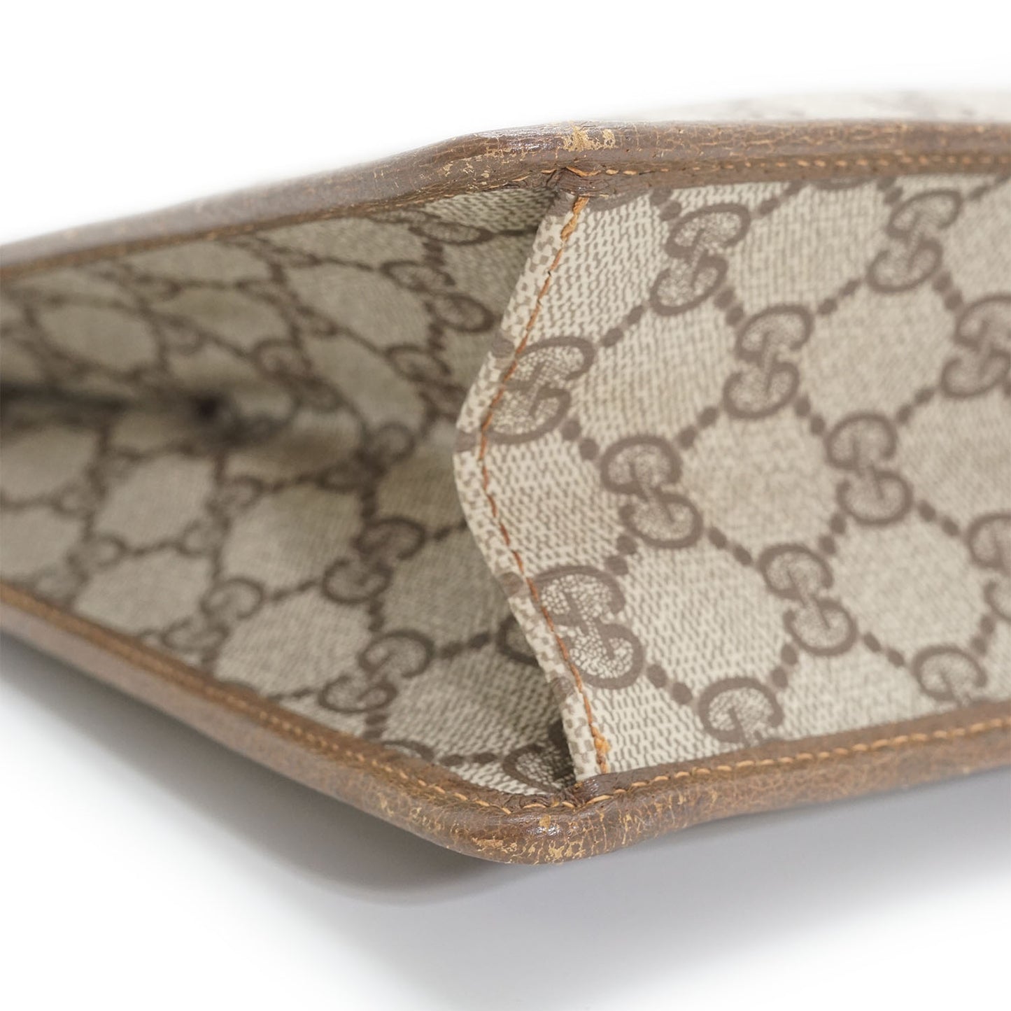 Vintage GG Supreme Coated Canvas Ophidia Clutch