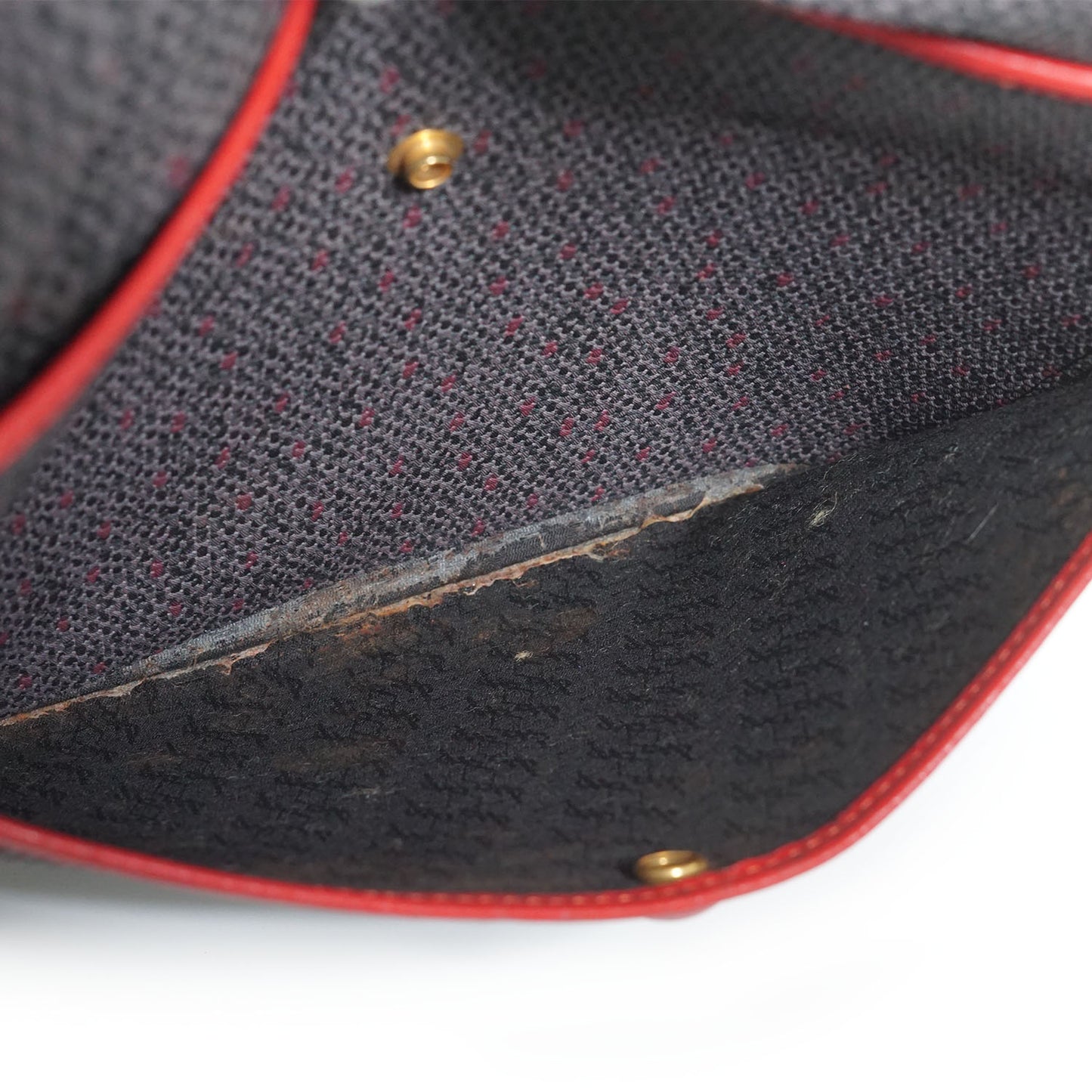 YSL Vintage Vertical Multi Pocket Shoulder Bag