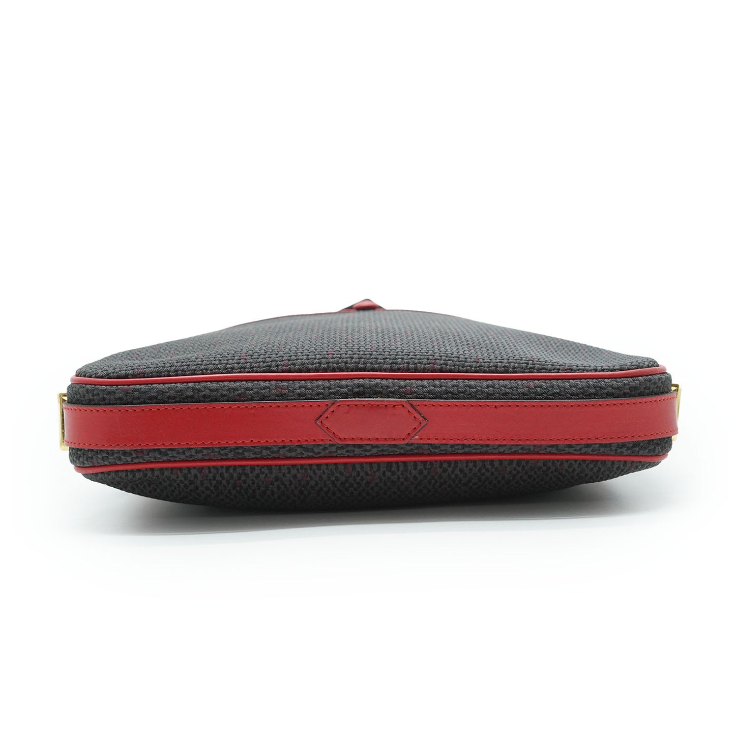 YSL Vintage Vertical Multi Pocket Shoulder Bag