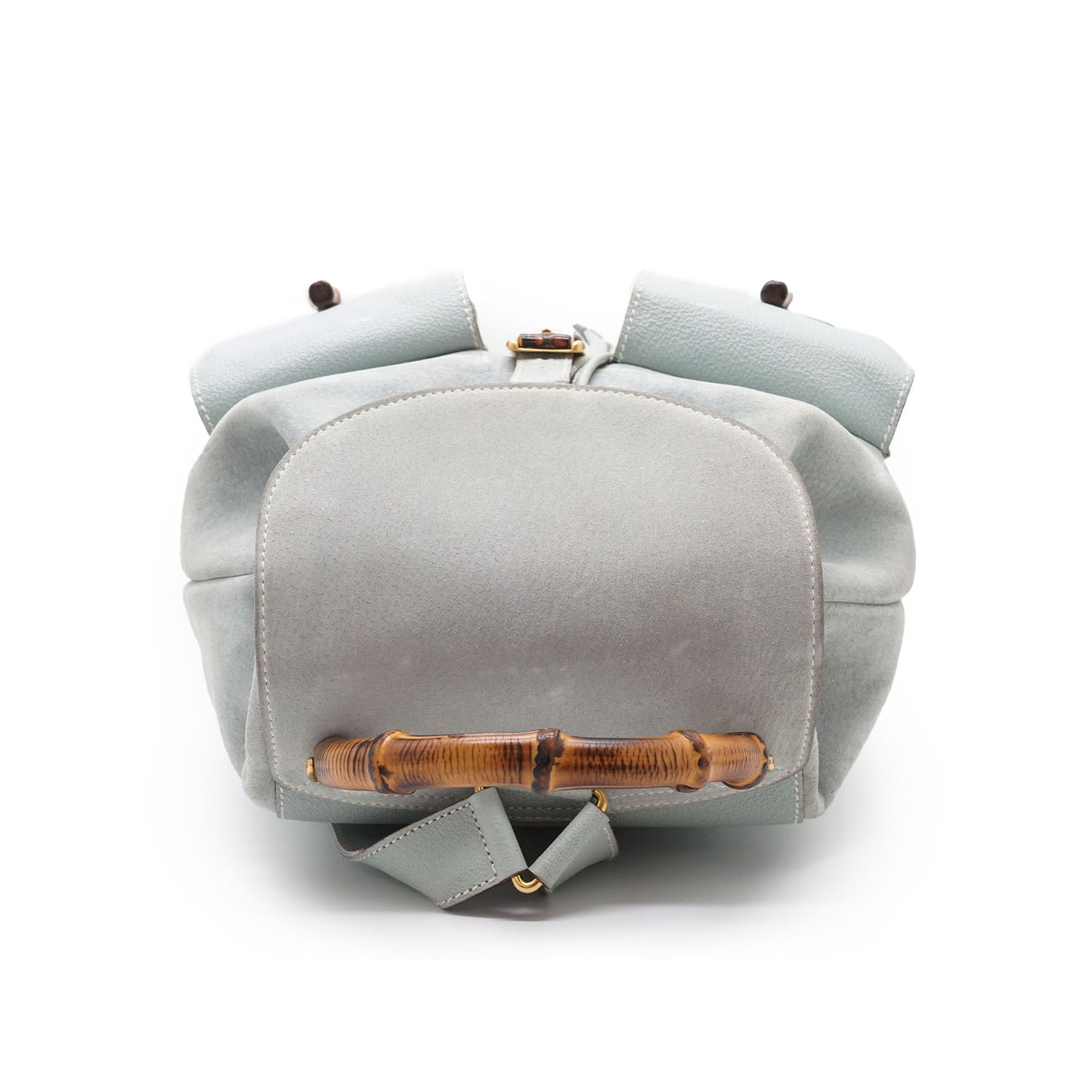 Vintage Bamboo Suede Backpack GM