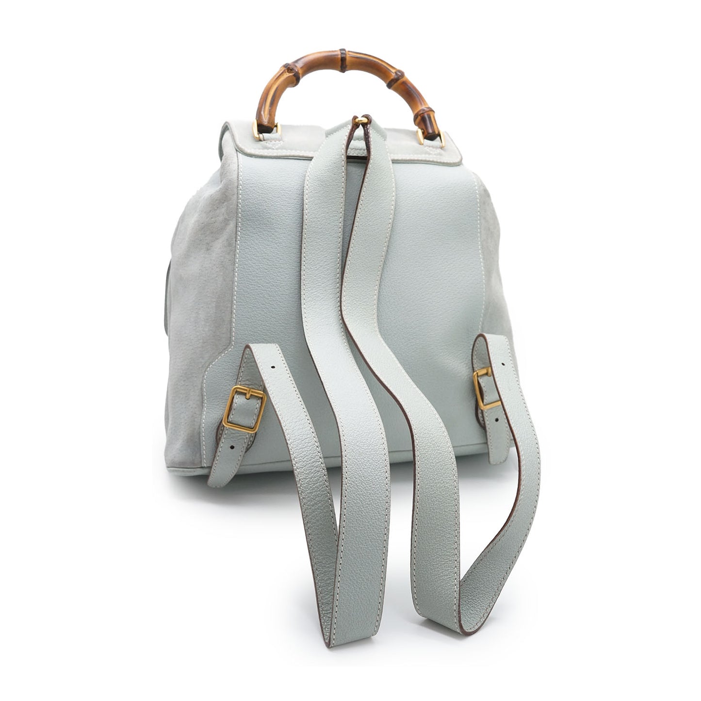 Vintage Bamboo Suede Backpack GM