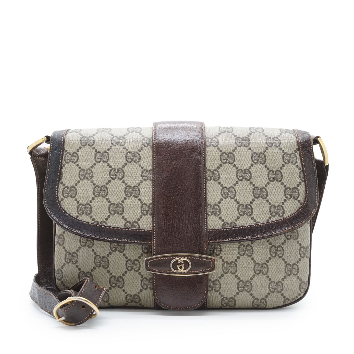 GG Supreme Coated Canvas Shoulder Bag