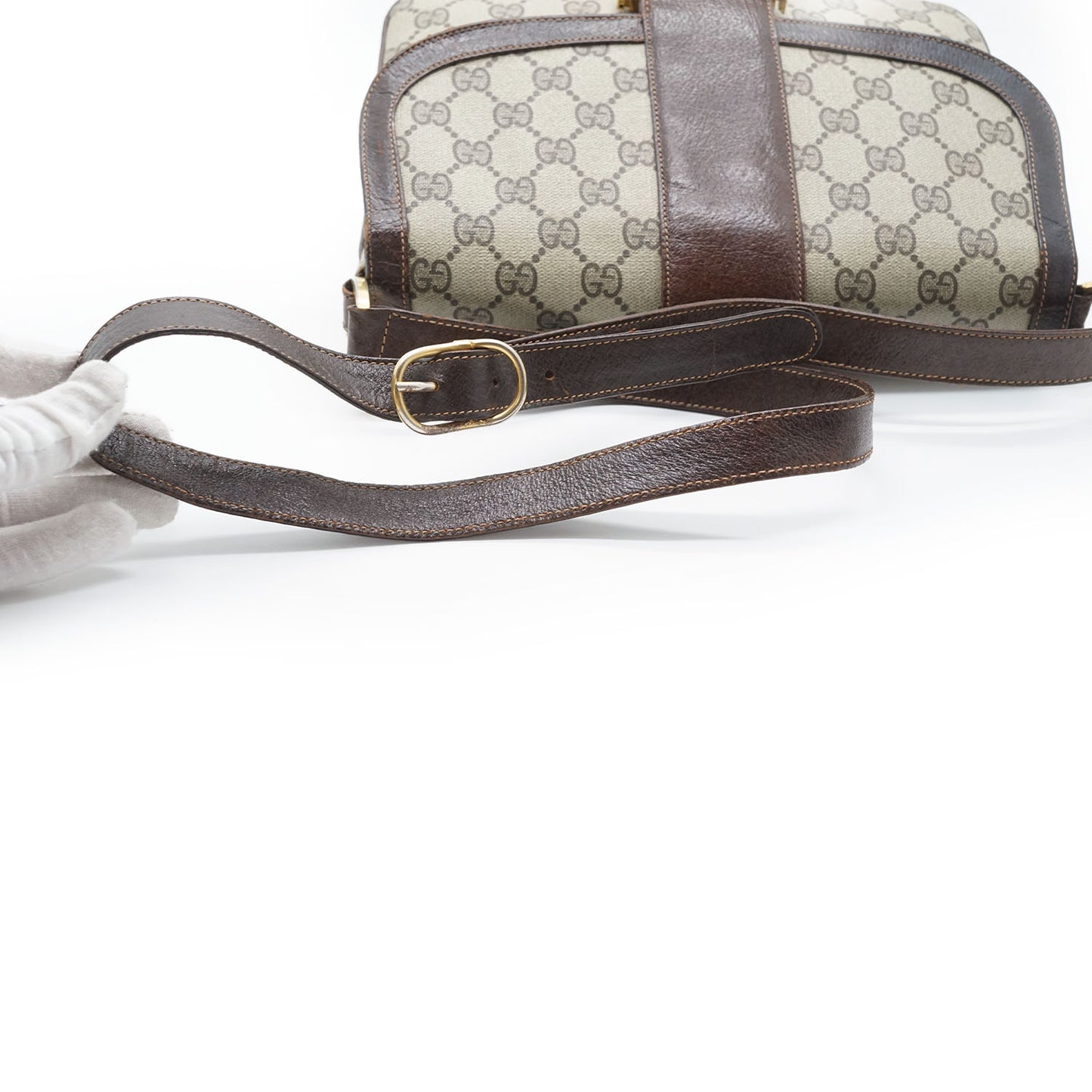 GG Supreme Coated Canvas Shoulder Bag