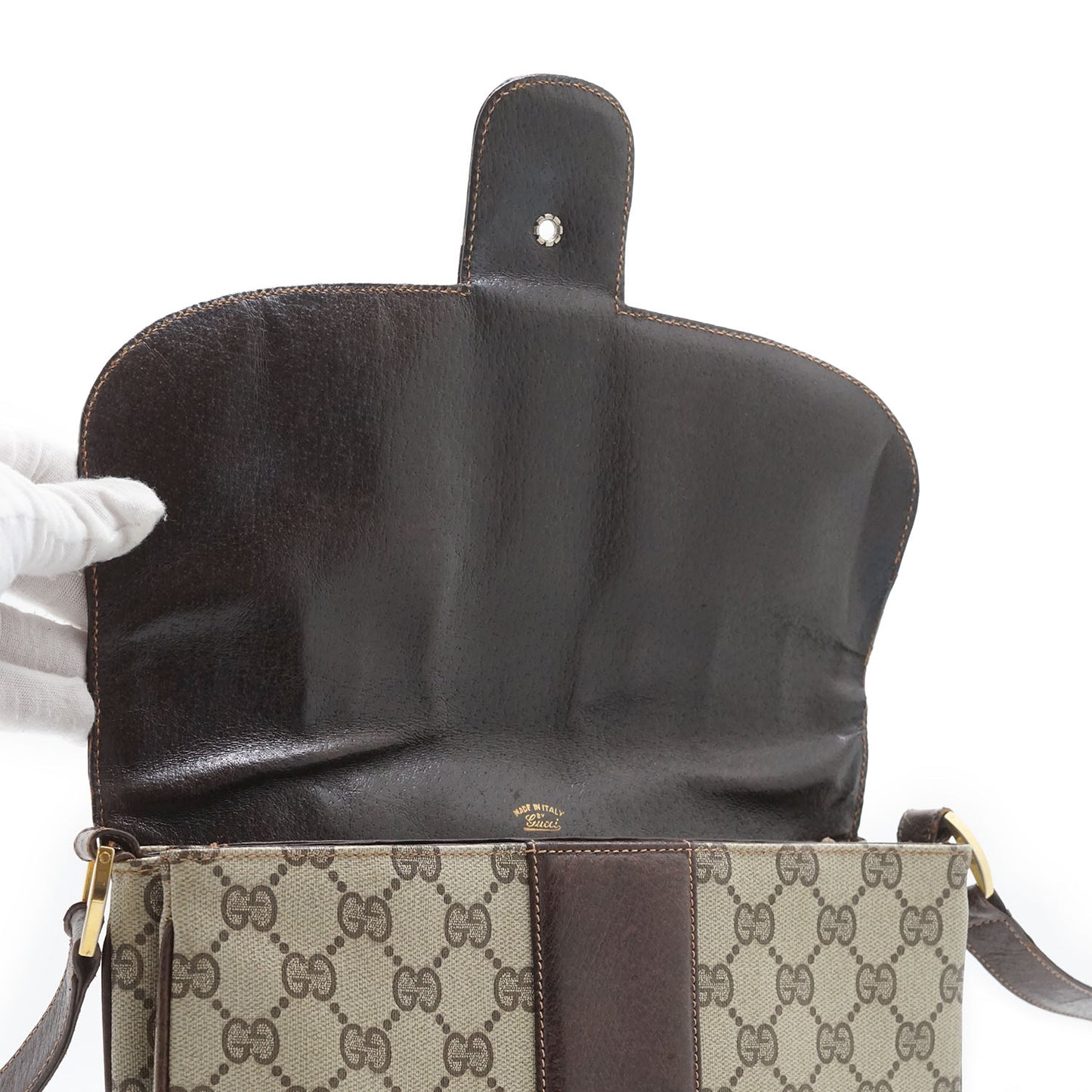 GG Supreme Coated Canvas Shoulder Bag