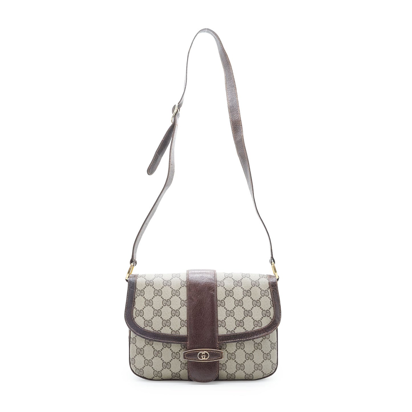 GG Supreme Coated Canvas Shoulder Bag
