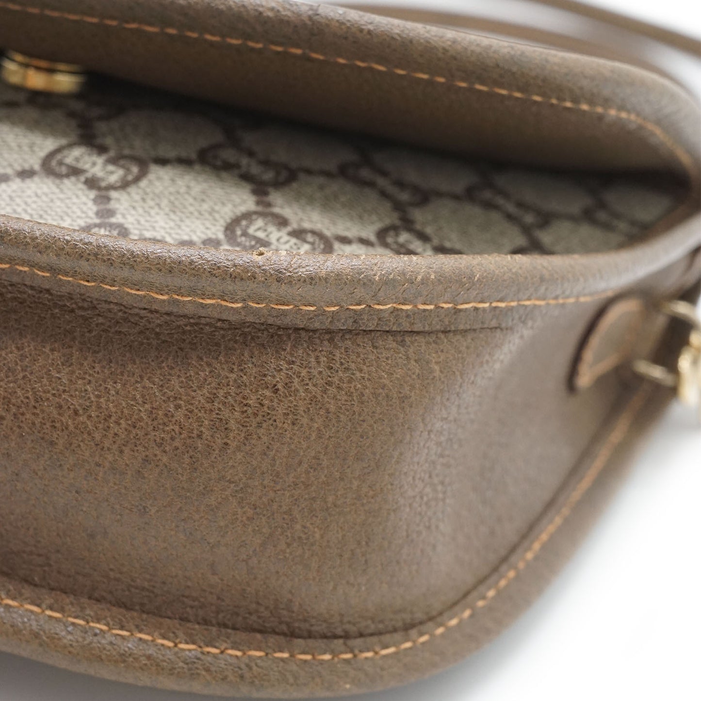 GG Supreme Gucci Plus Vintage Coated Canvas Mini Crossbody Bag