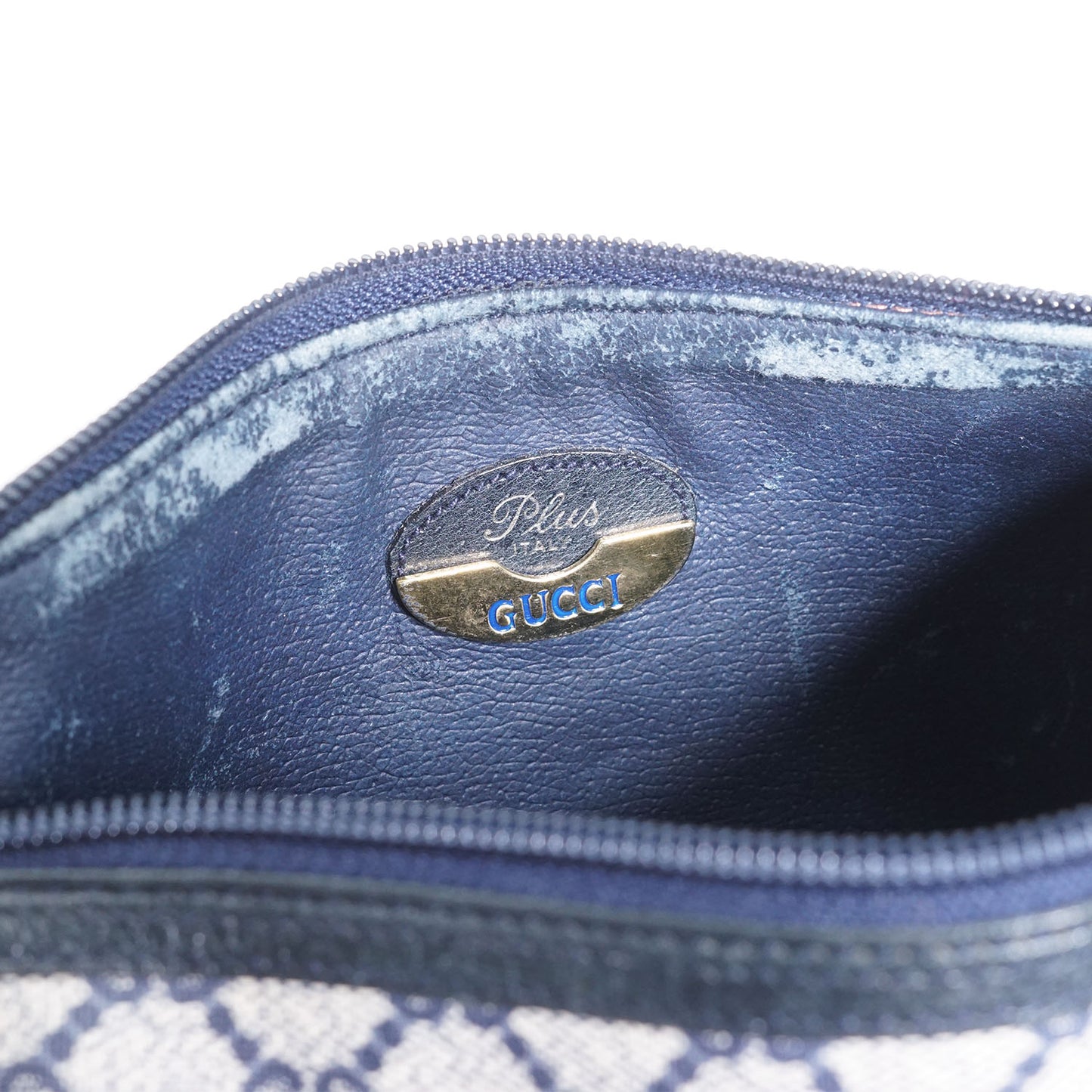 GG Supreme Gucci Plus Vintage Coated Canvas Pouch