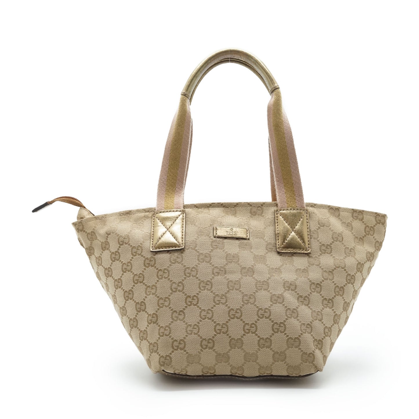 GG Canvas Metallic Mini Trapeze Tote