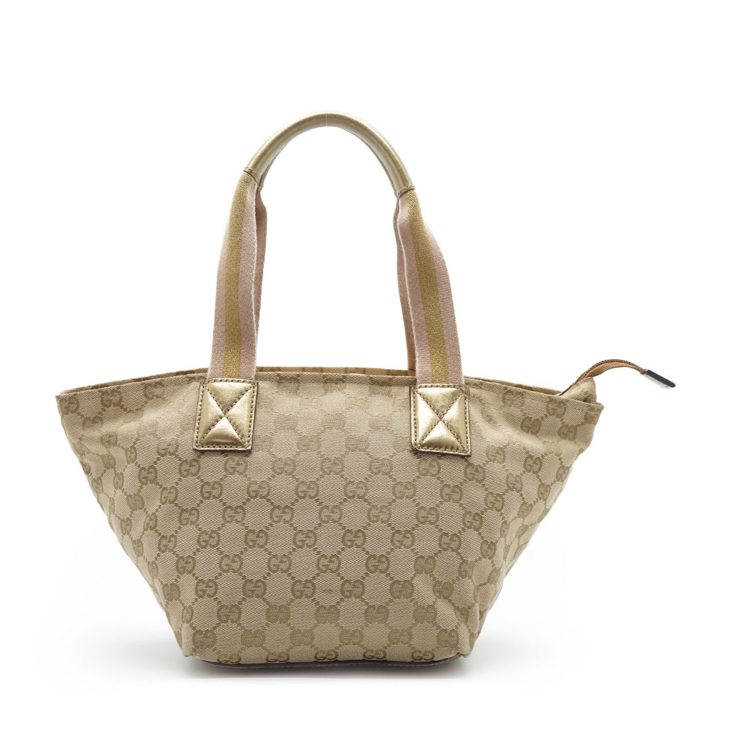 GG Canvas Metallic Mini Trapeze Tote