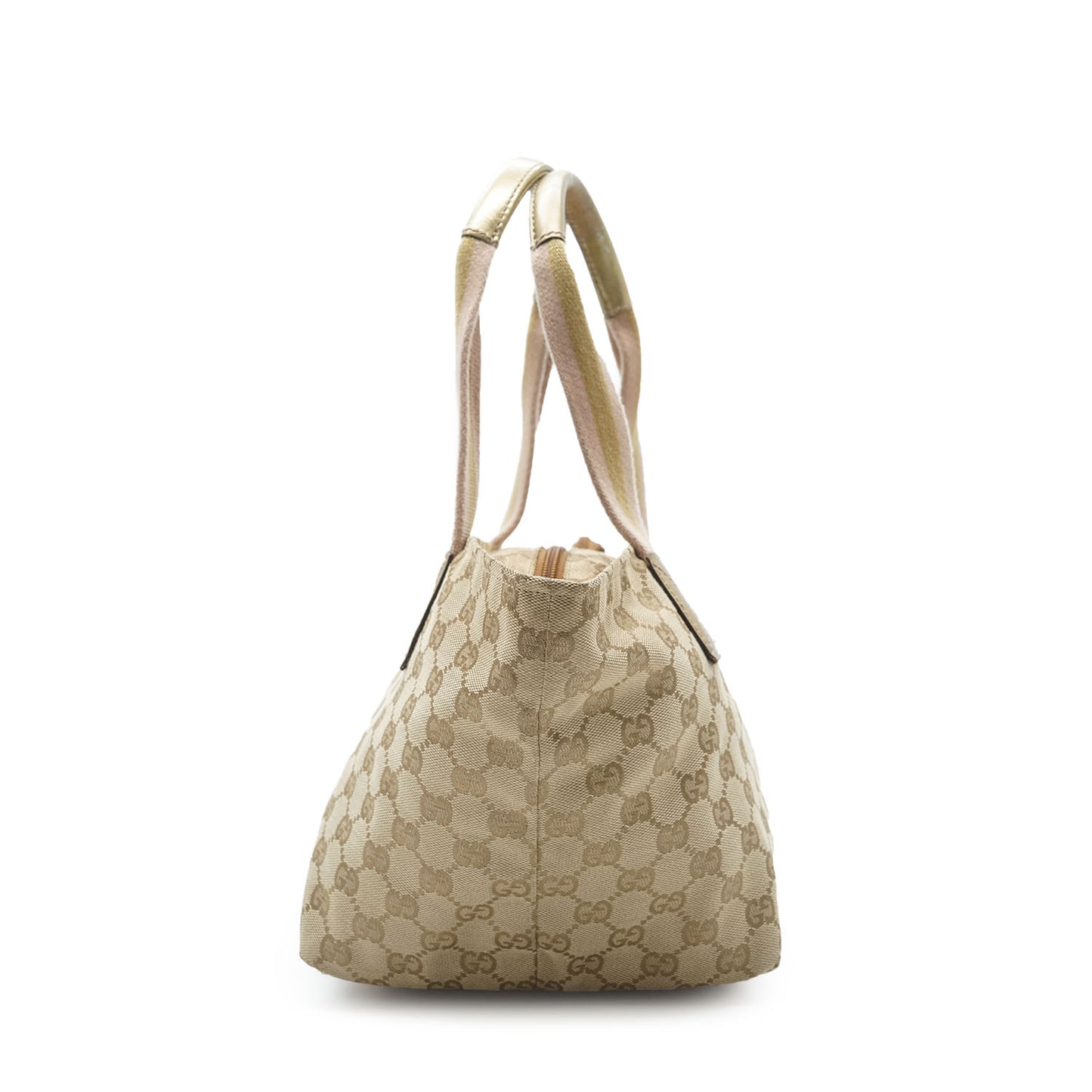 GG Canvas Metallic Mini Trapeze Tote