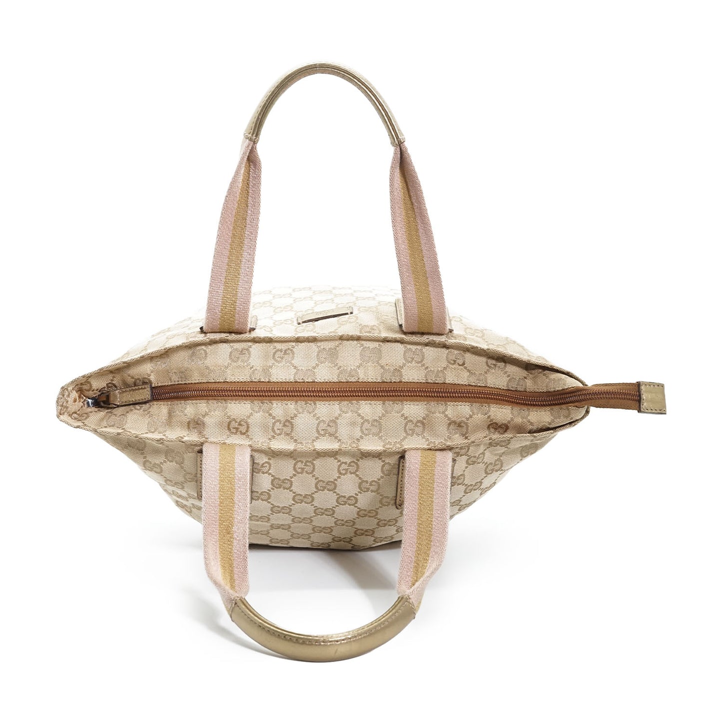 GG Canvas Metallic Mini Trapeze Tote