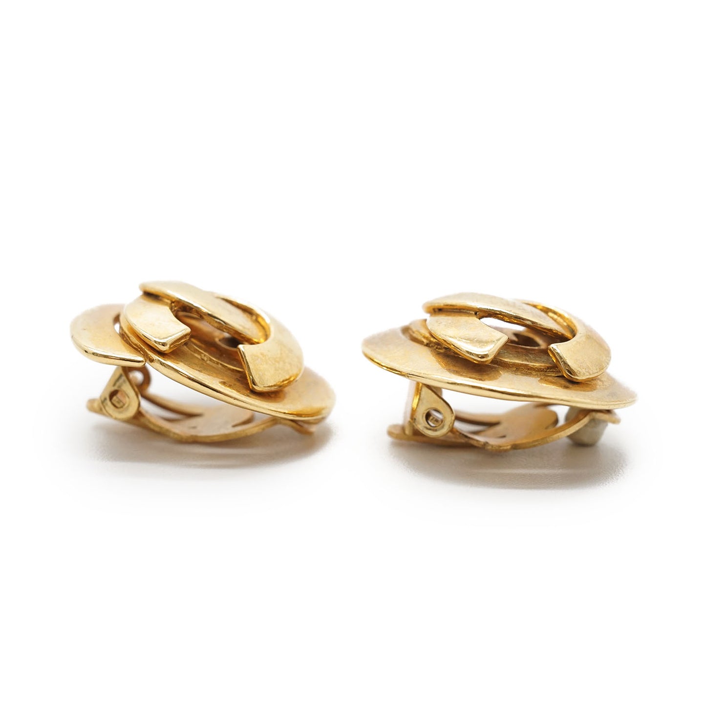 CC Logo Cut-out Clip-On Earrings GP