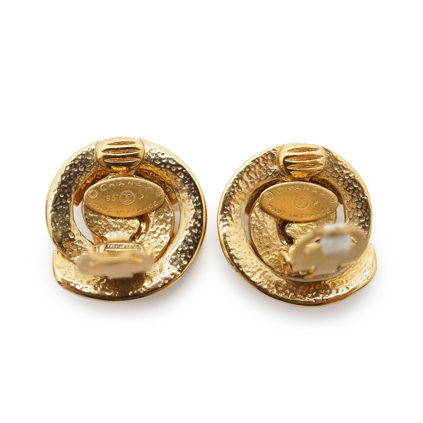 CC Logo Cut-out Clip-On Earrings GP
